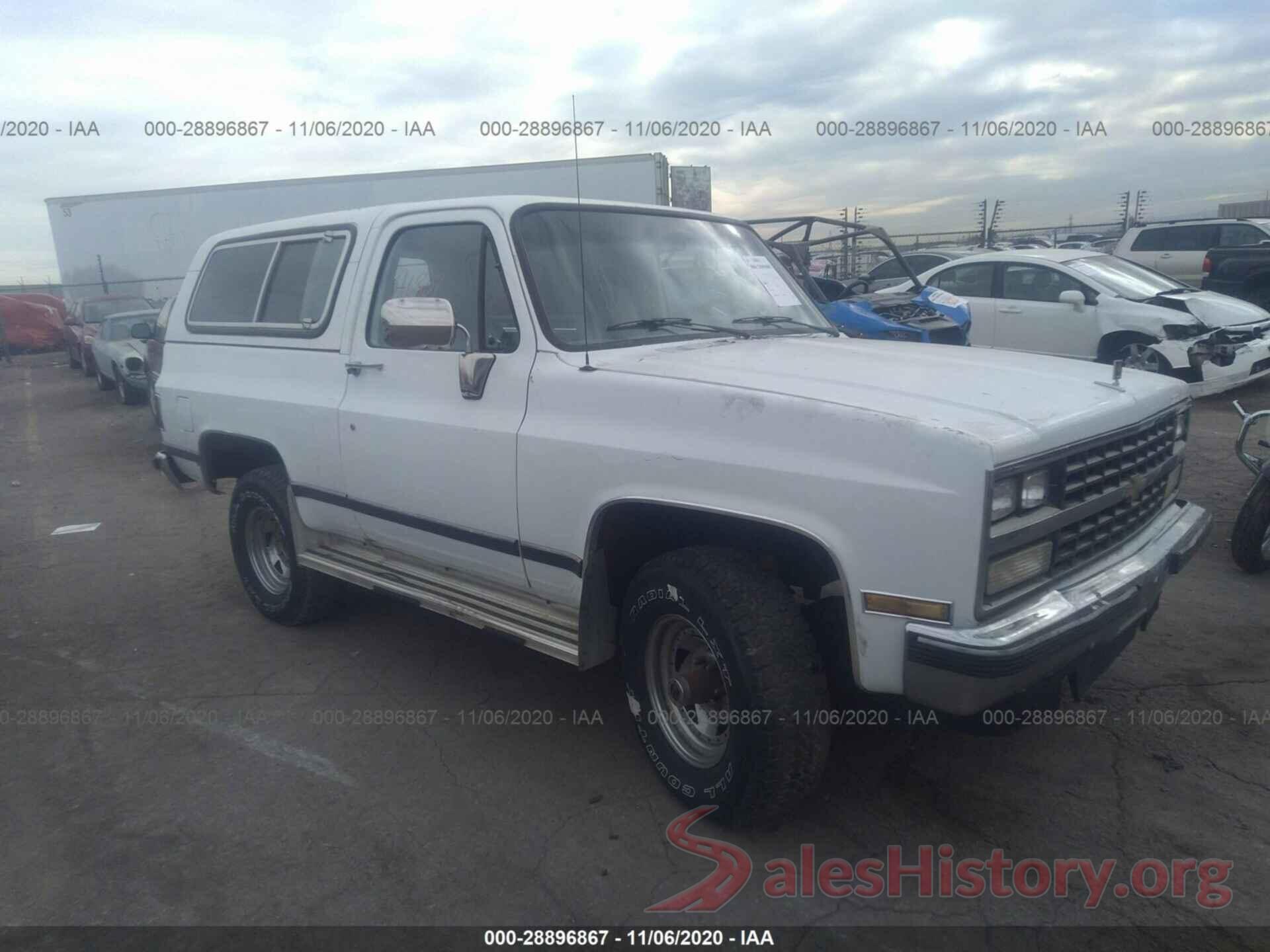 1GNEV18K8KF111308 1989 CHEVROLET BLAZER