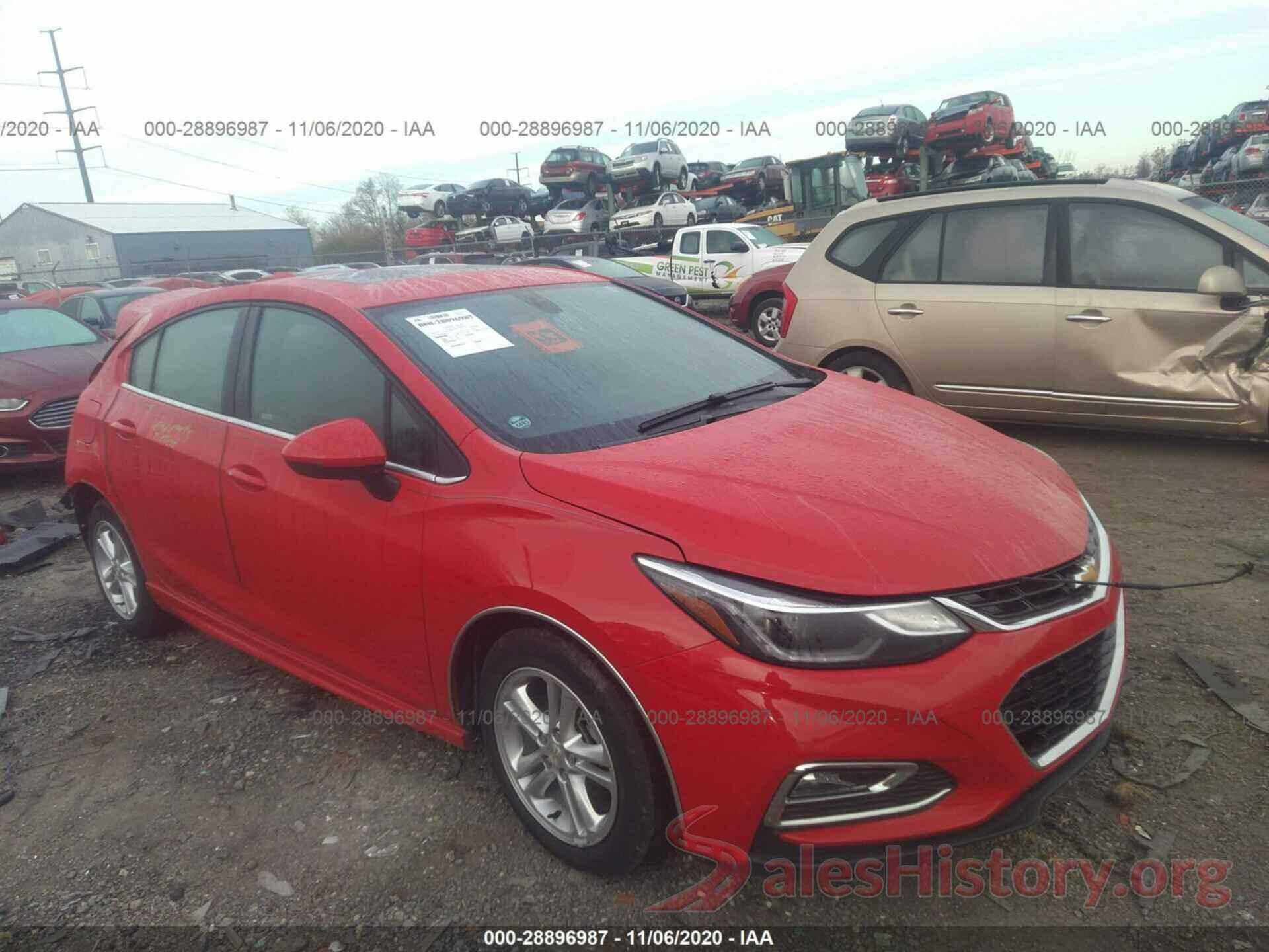 3G1BE6SM9JS587301 2018 CHEVROLET CRUZE