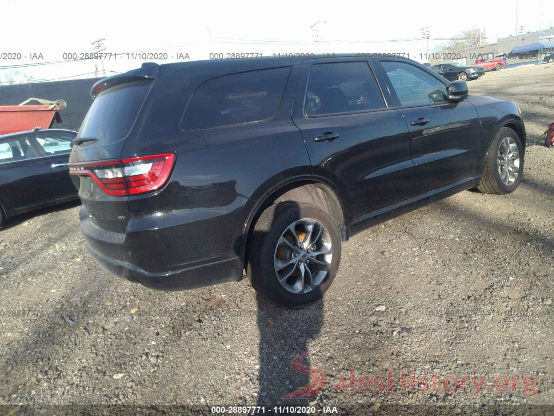 1C4RDJDG3LC260341 2020 DODGE DURANGO