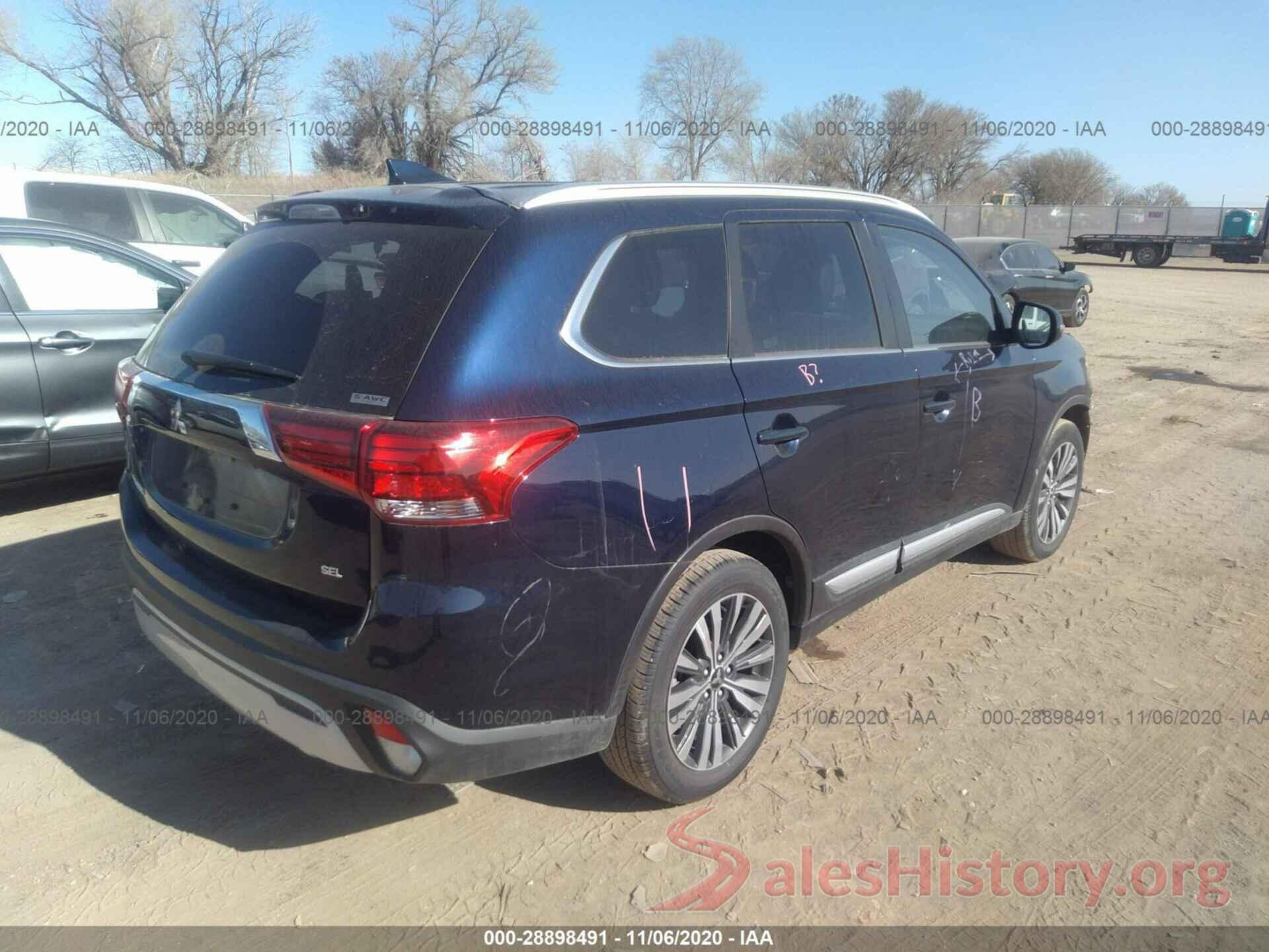 JA4AZ3A39LZ035568 2020 MITSUBISHI OUTLANDER