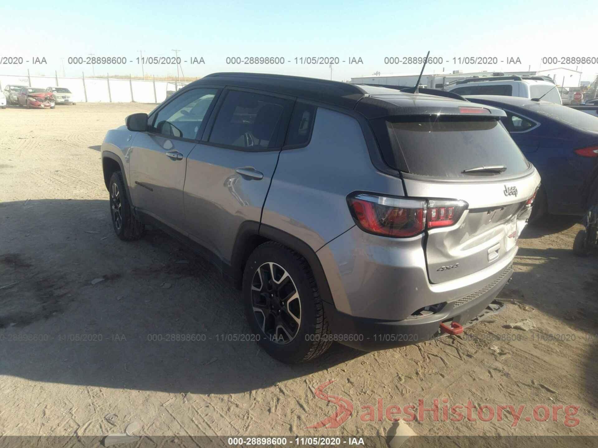 3C4NJDDB0LT208148 2020 JEEP COMPASS