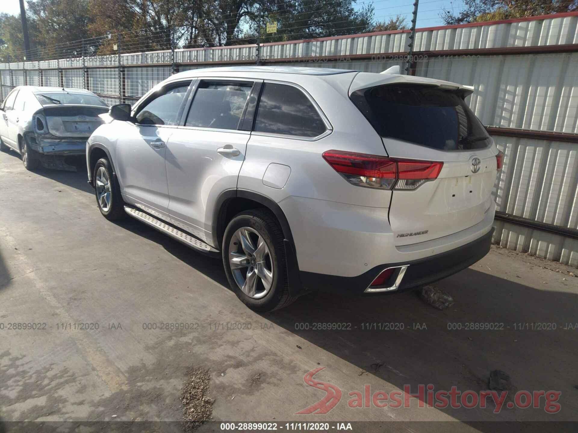 5TDYZRFH8KS363057 2019 TOYOTA HIGHLANDER