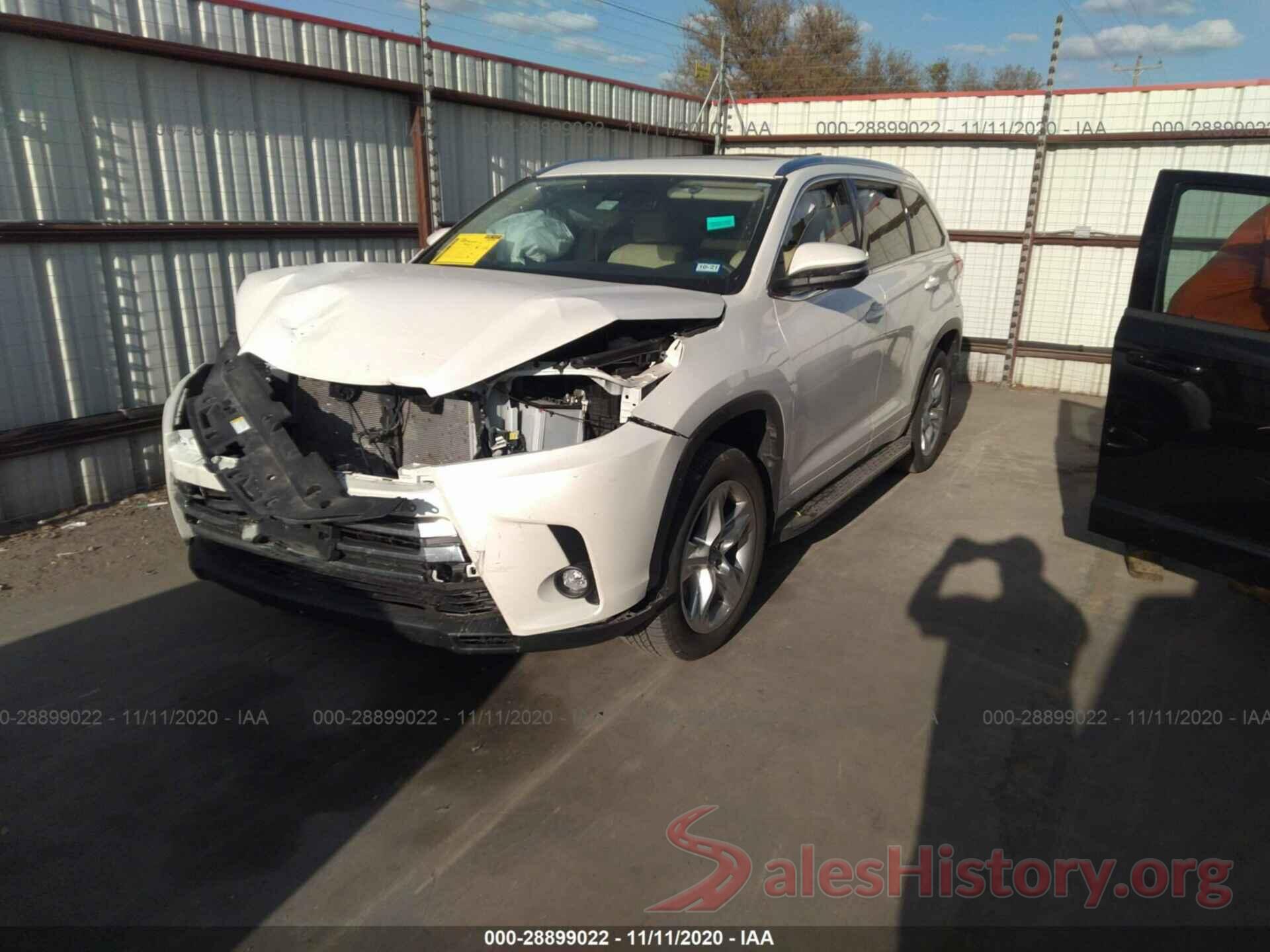 5TDYZRFH8KS363057 2019 TOYOTA HIGHLANDER