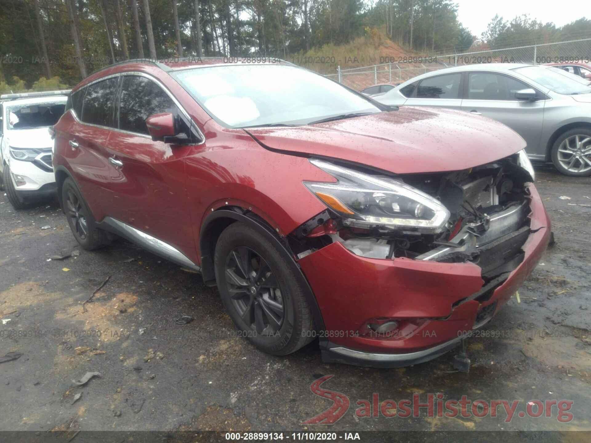 5N1AZ2MG6JN192134 2018 NISSAN MURANO