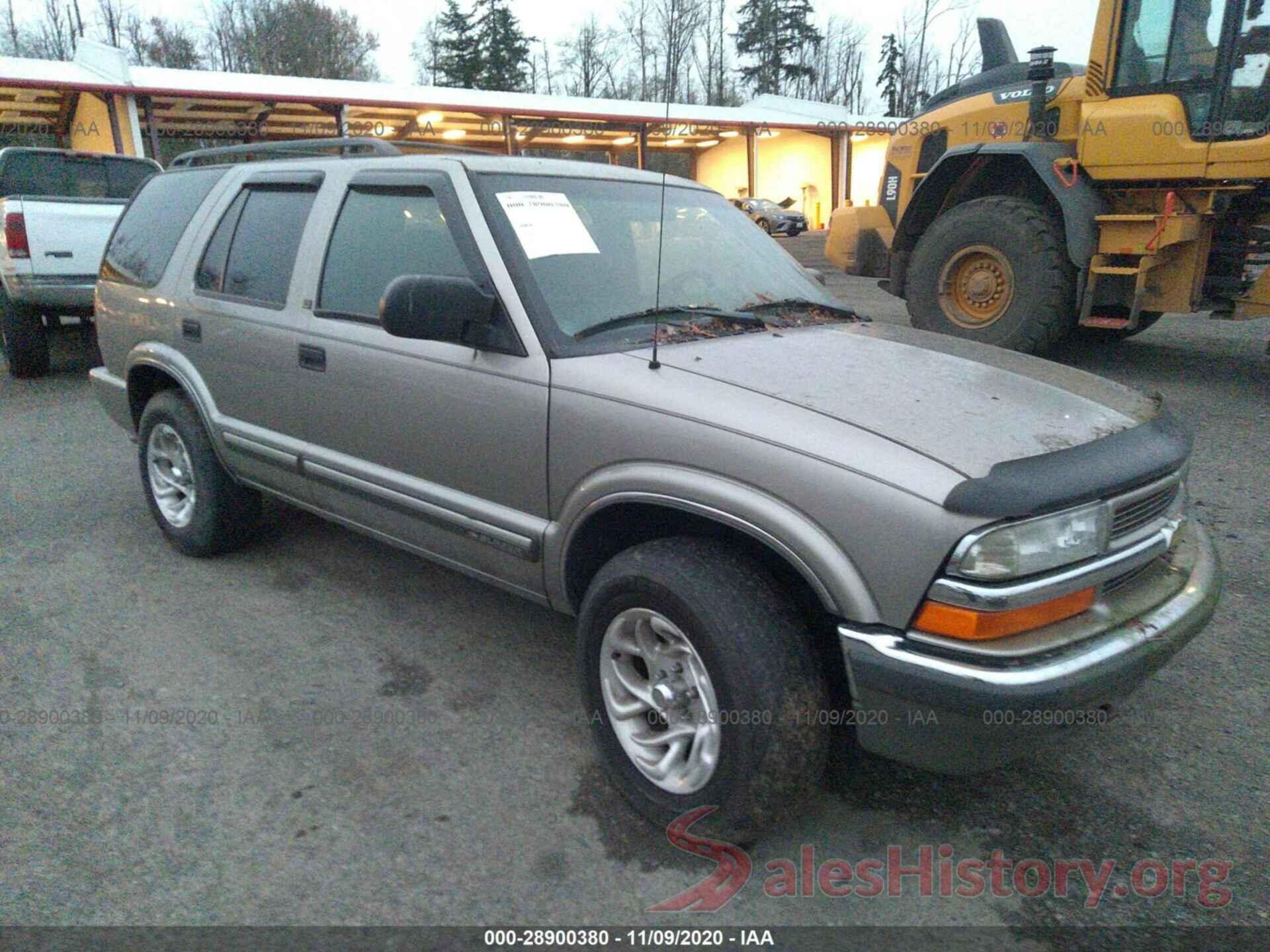 1GNDT13W6Y2273787 2000 CHEVROLET BLAZER