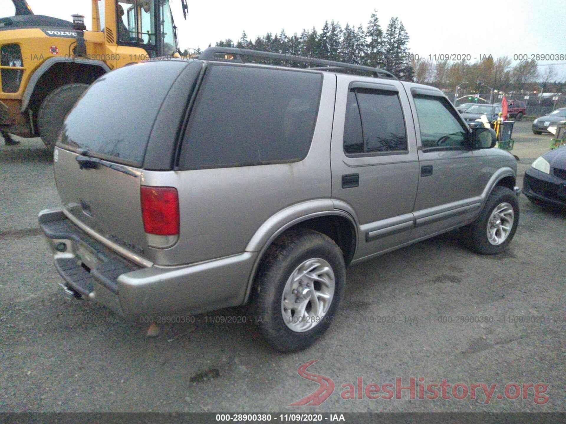 1GNDT13W6Y2273787 2000 CHEVROLET BLAZER