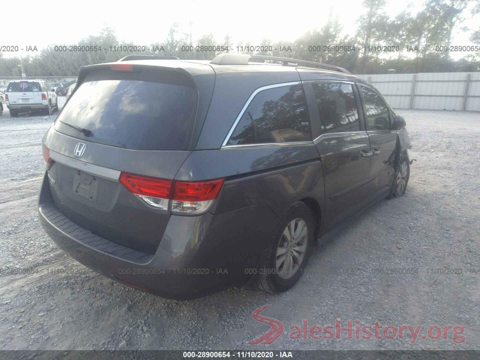 5FNRL5H67GB003106 2016 HONDA ODYSSEY