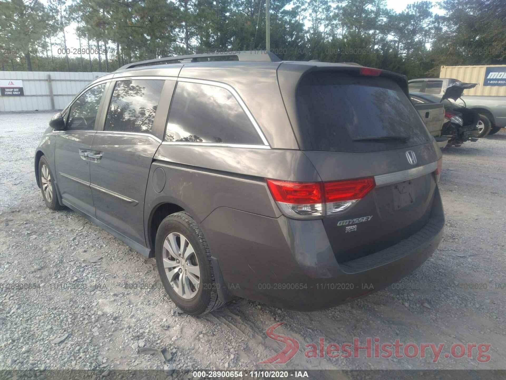 5FNRL5H67GB003106 2016 HONDA ODYSSEY