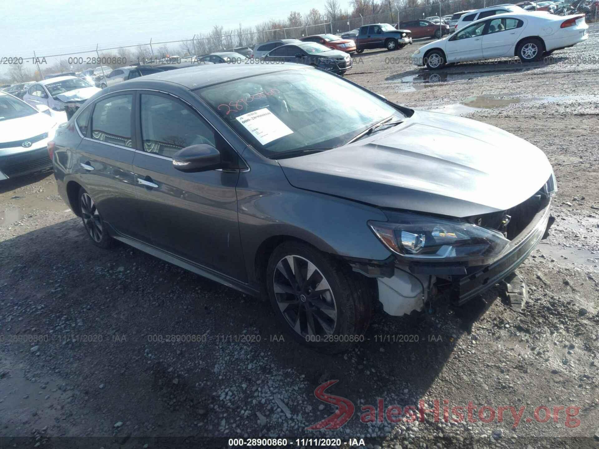 3N1AB7AP8KY293161 2019 NISSAN SENTRA