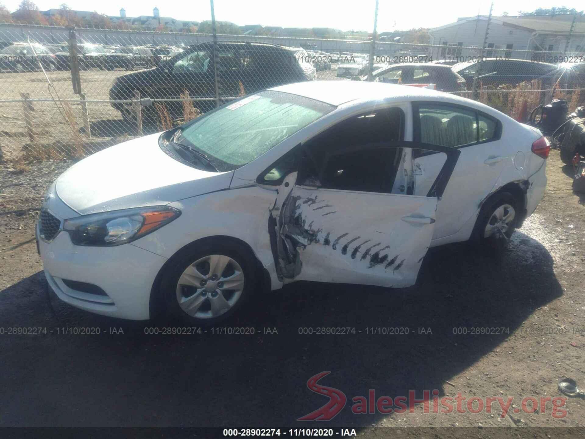 KNAFK4A62G5619529 2016 KIA FORTE