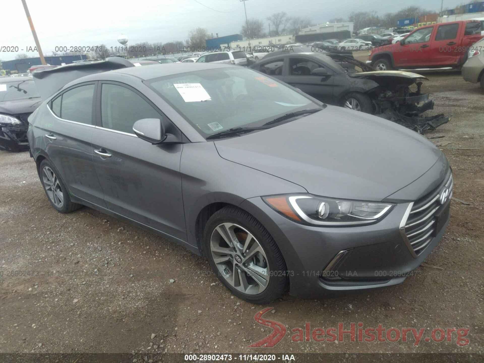 KMHD84LF7HU164461 2017 HYUNDAI ELANTRA