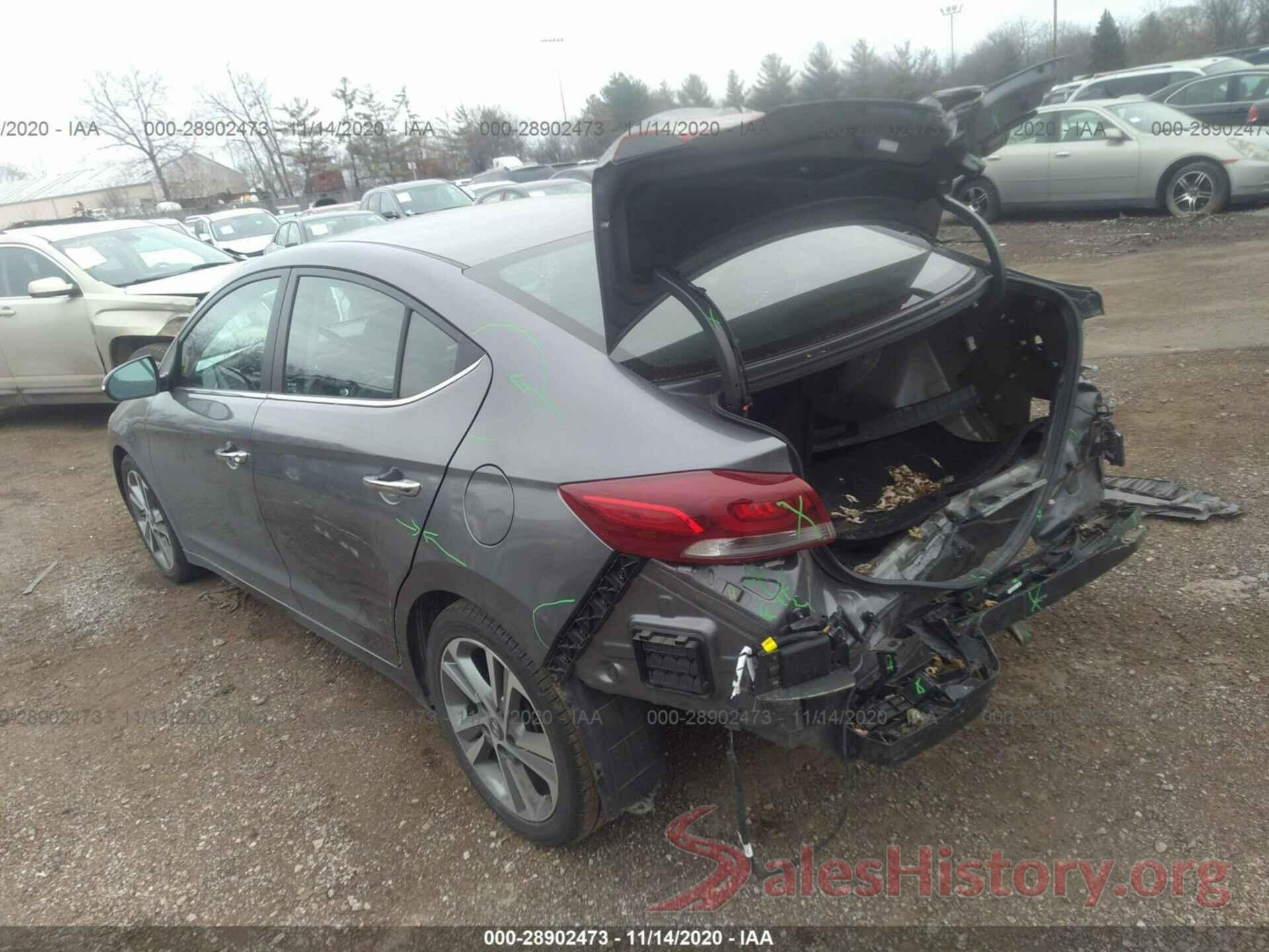 KMHD84LF7HU164461 2017 HYUNDAI ELANTRA