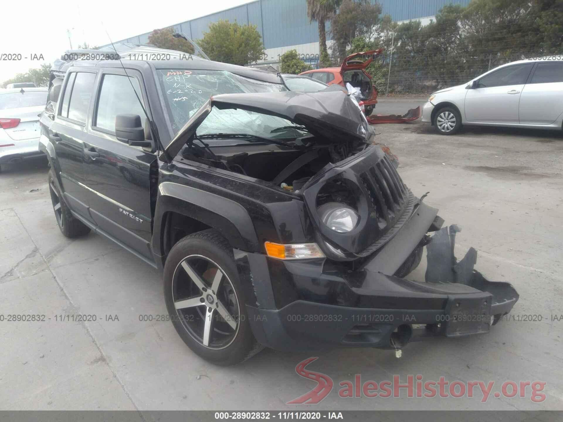 1C4NJPBB8GD600598 2016 JEEP PATRIOT