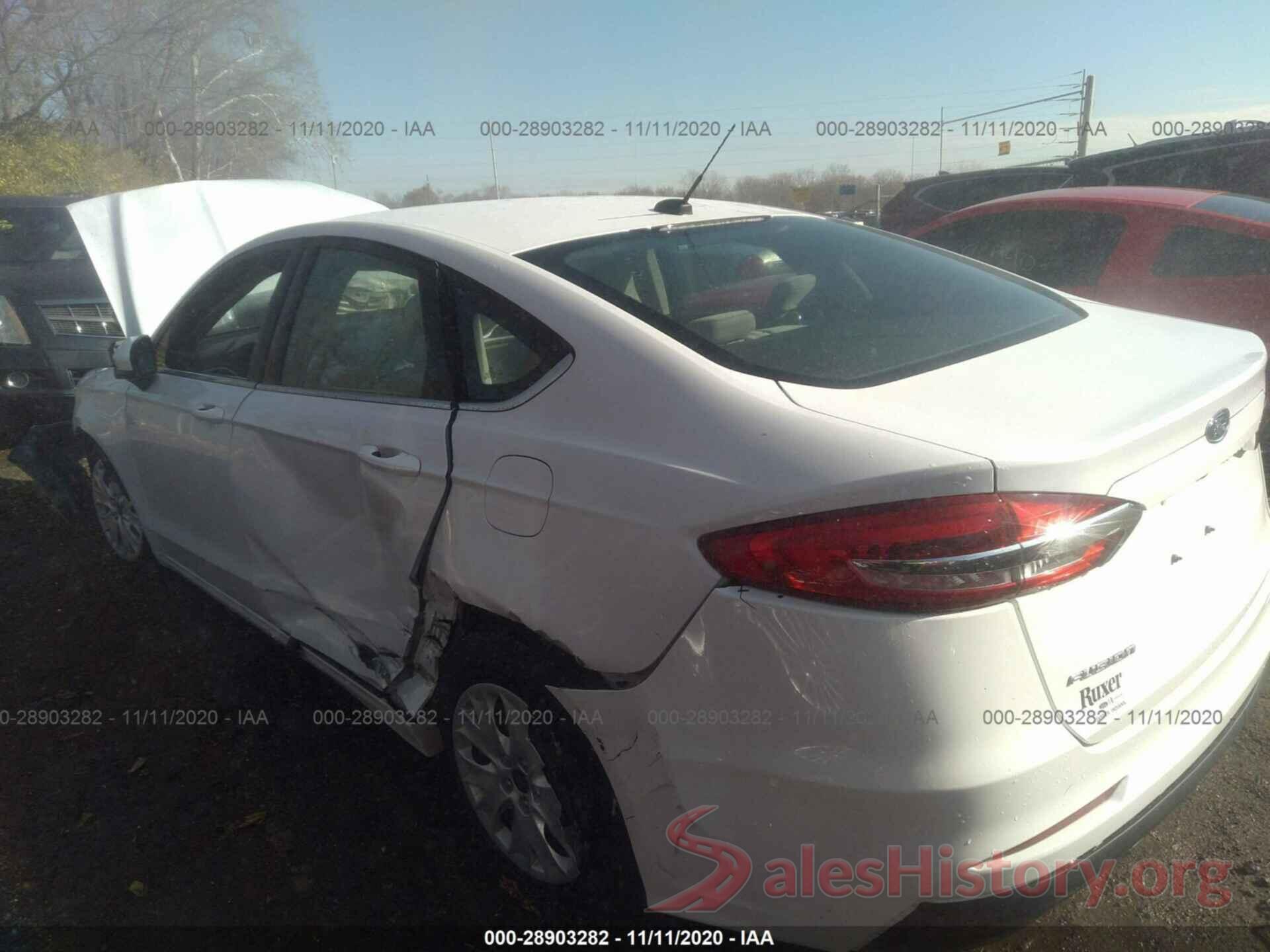 3FA6P0G75KR130390 2019 FORD FUSION