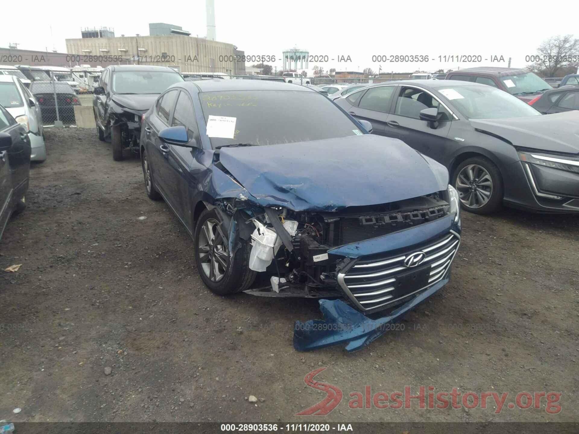 5NPD84LF8JH348988 2018 HYUNDAI ELANTRA