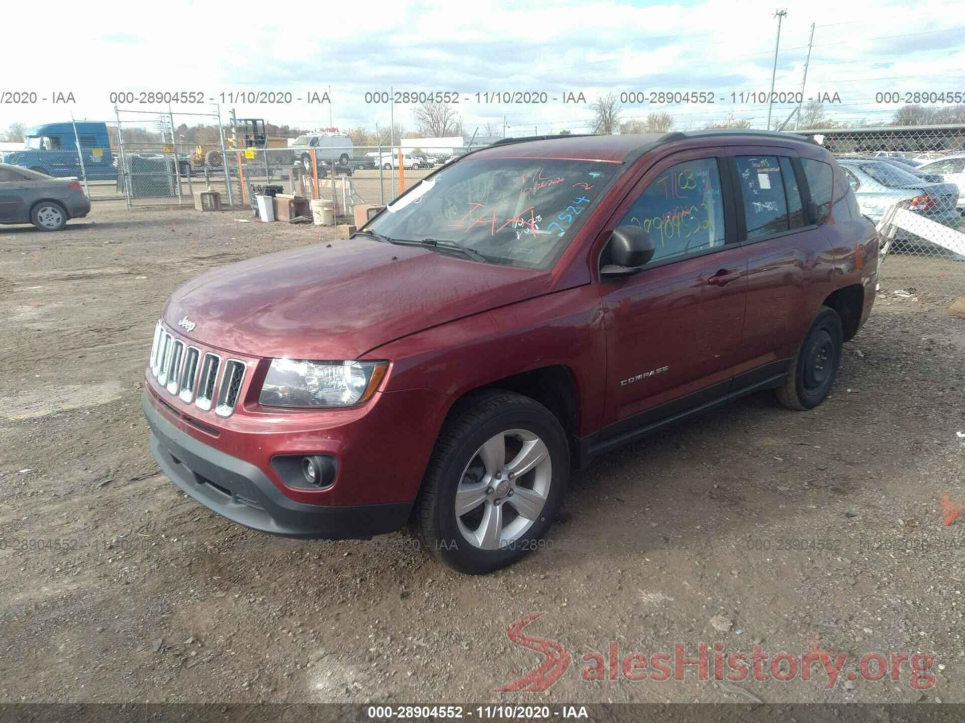 1C4NJDBB9GD757524 2016 JEEP COMPASS