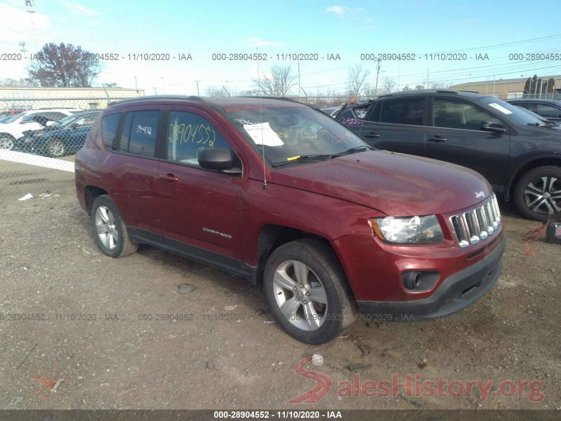 1C4NJDBB9GD757524 2016 JEEP COMPASS