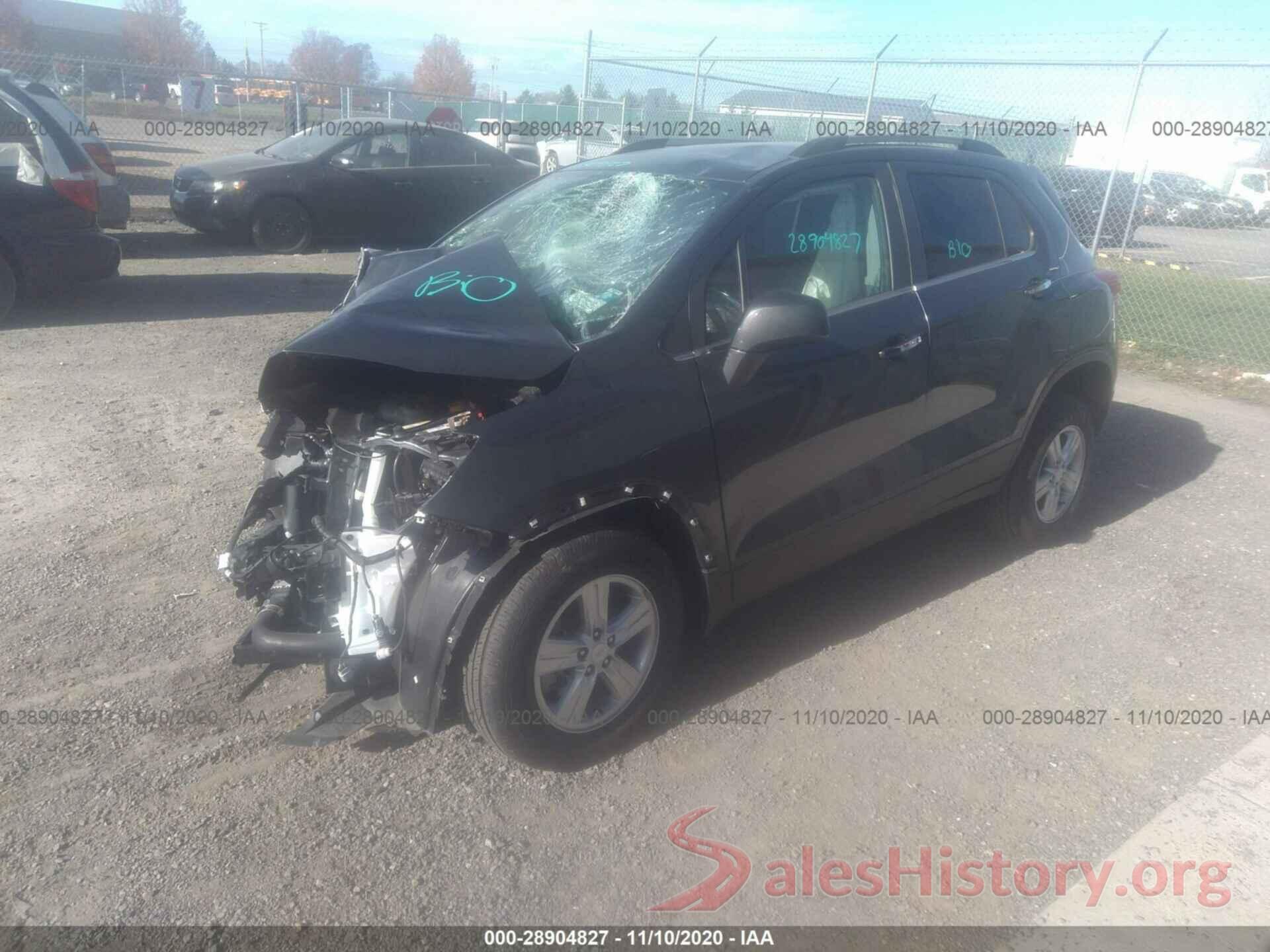 3GNCJLSB6LL253574 2020 CHEVROLET TRAX