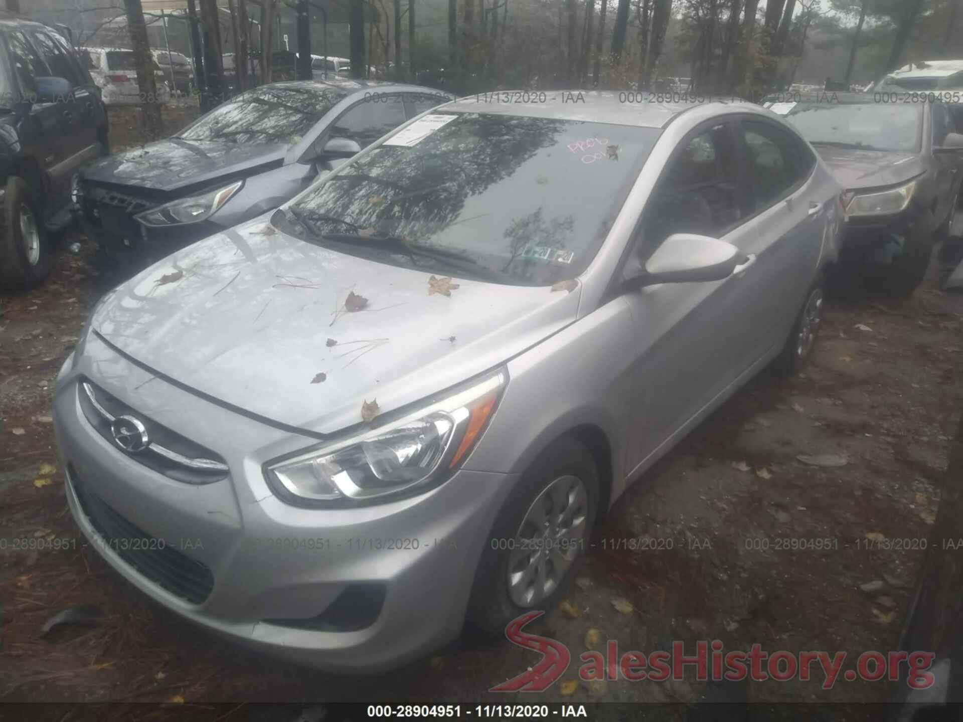 KMHCT4AE3GU075196 2016 HYUNDAI ACCENT