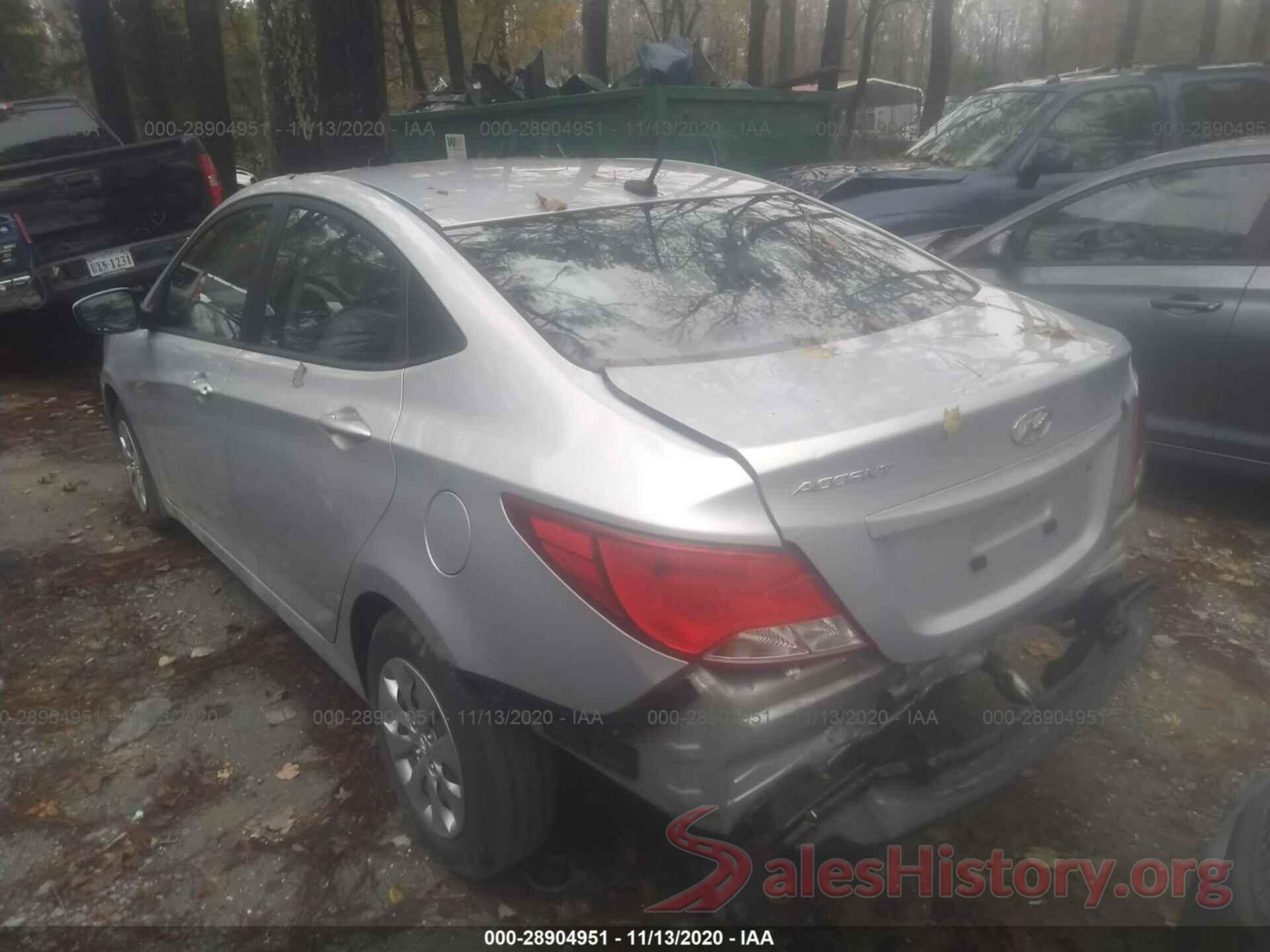 KMHCT4AE3GU075196 2016 HYUNDAI ACCENT