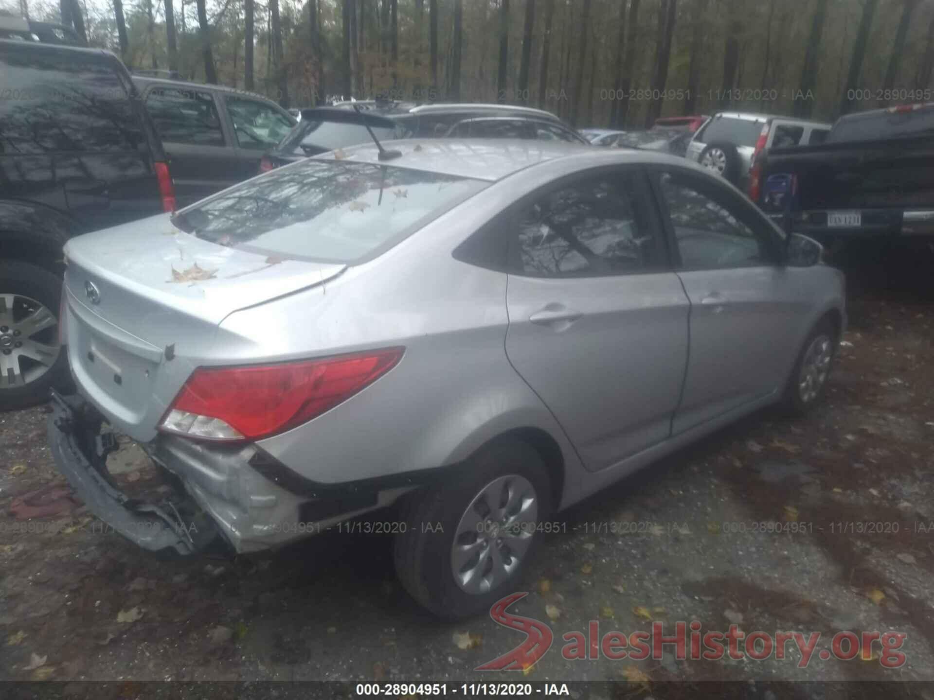 KMHCT4AE3GU075196 2016 HYUNDAI ACCENT