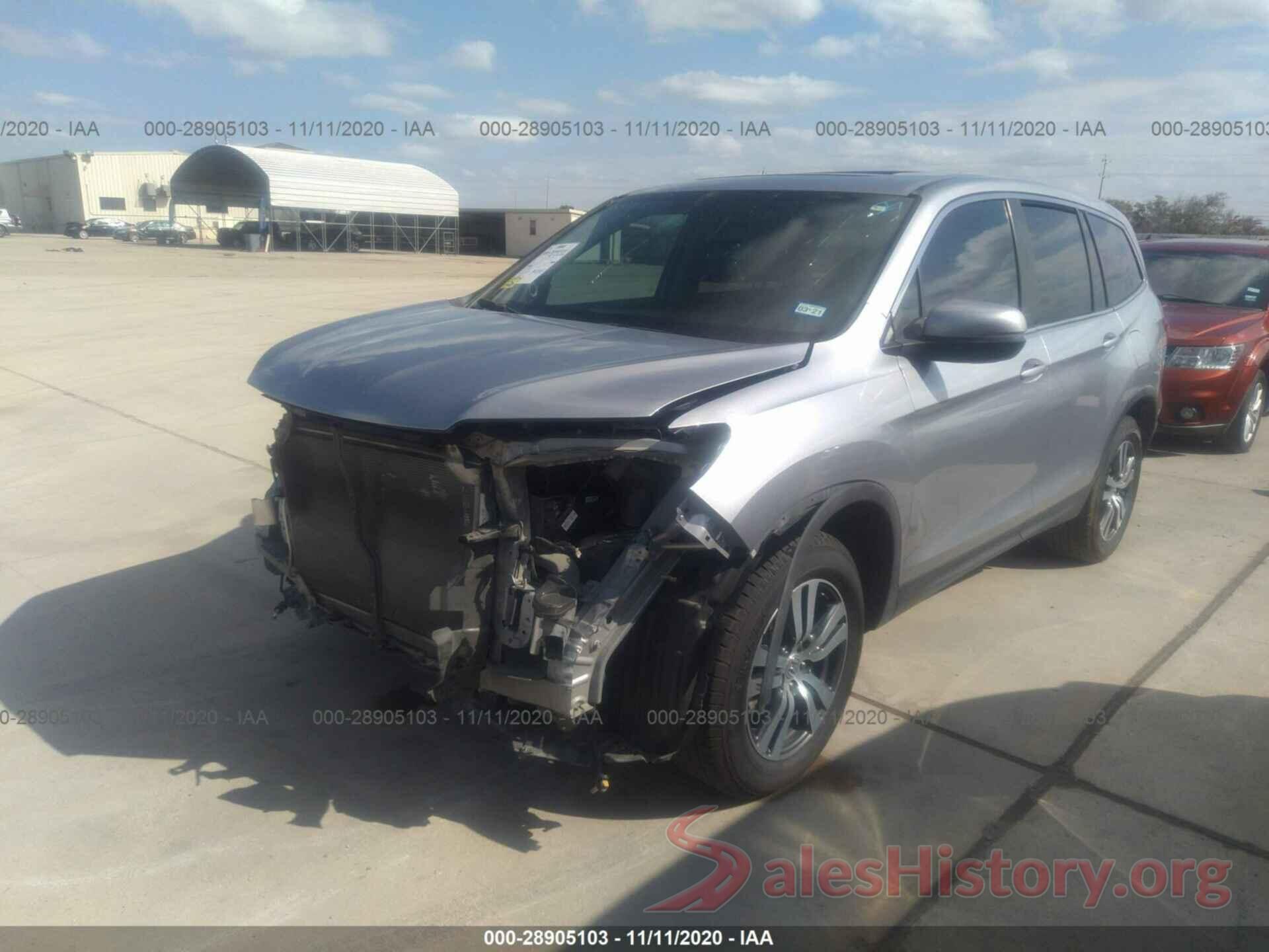 5FNYF5H54GB010038 2016 HONDA PILOT