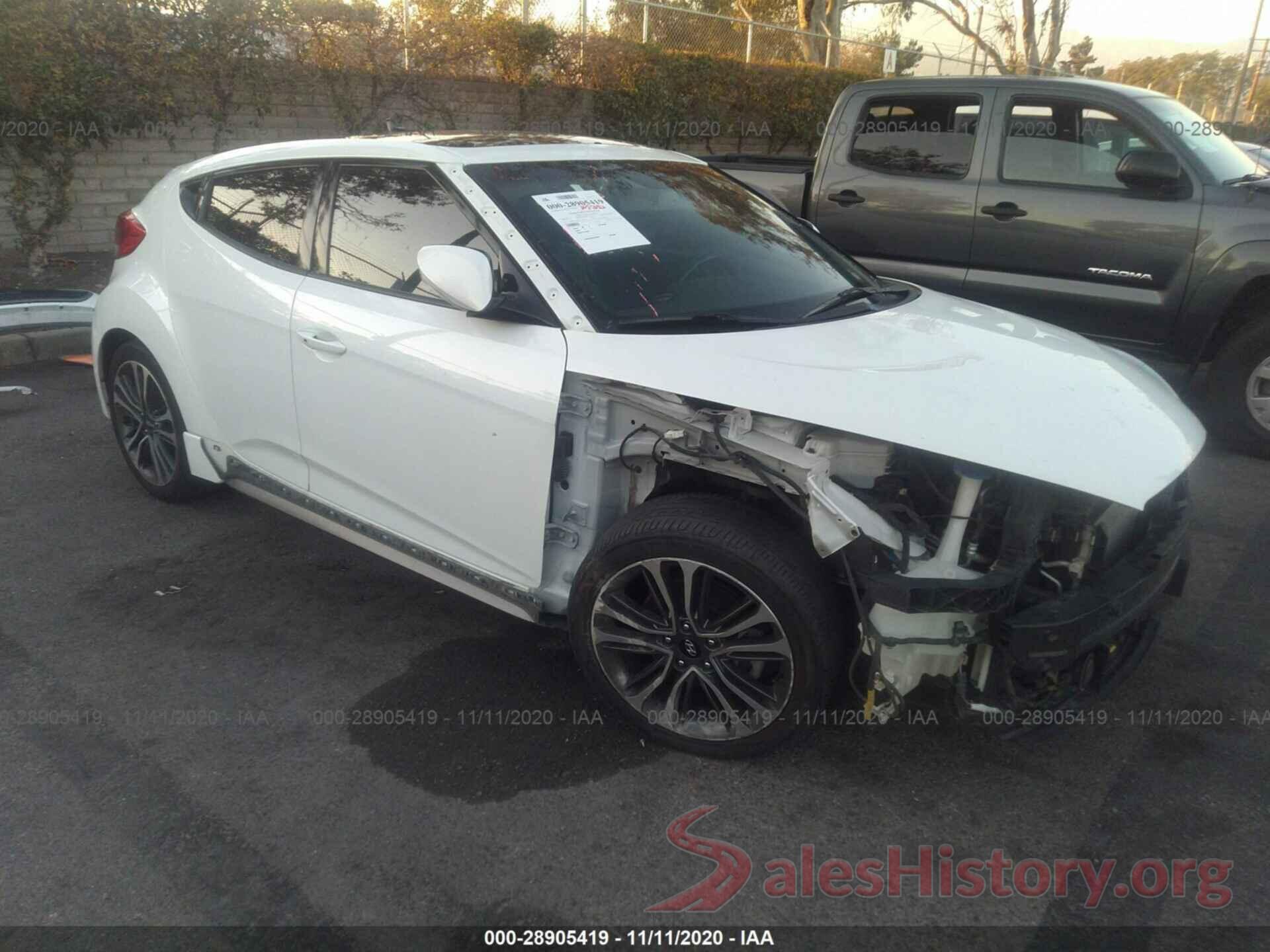 KMHTC6AE1GU265333 2016 HYUNDAI VELOSTER