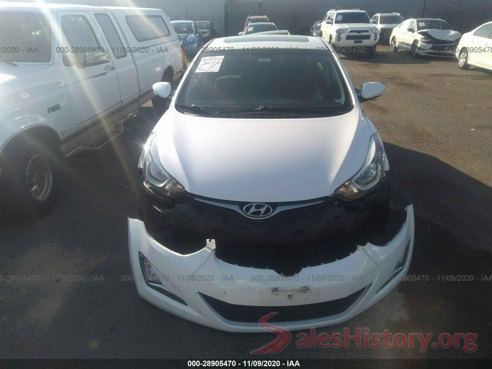 5NPDH4AE0GH694620 2016 HYUNDAI ELANTRA