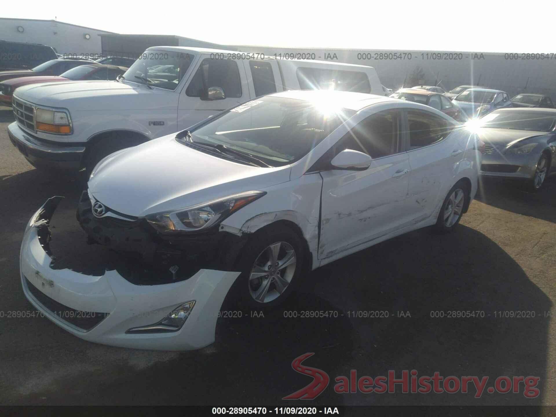 5NPDH4AE0GH694620 2016 HYUNDAI ELANTRA