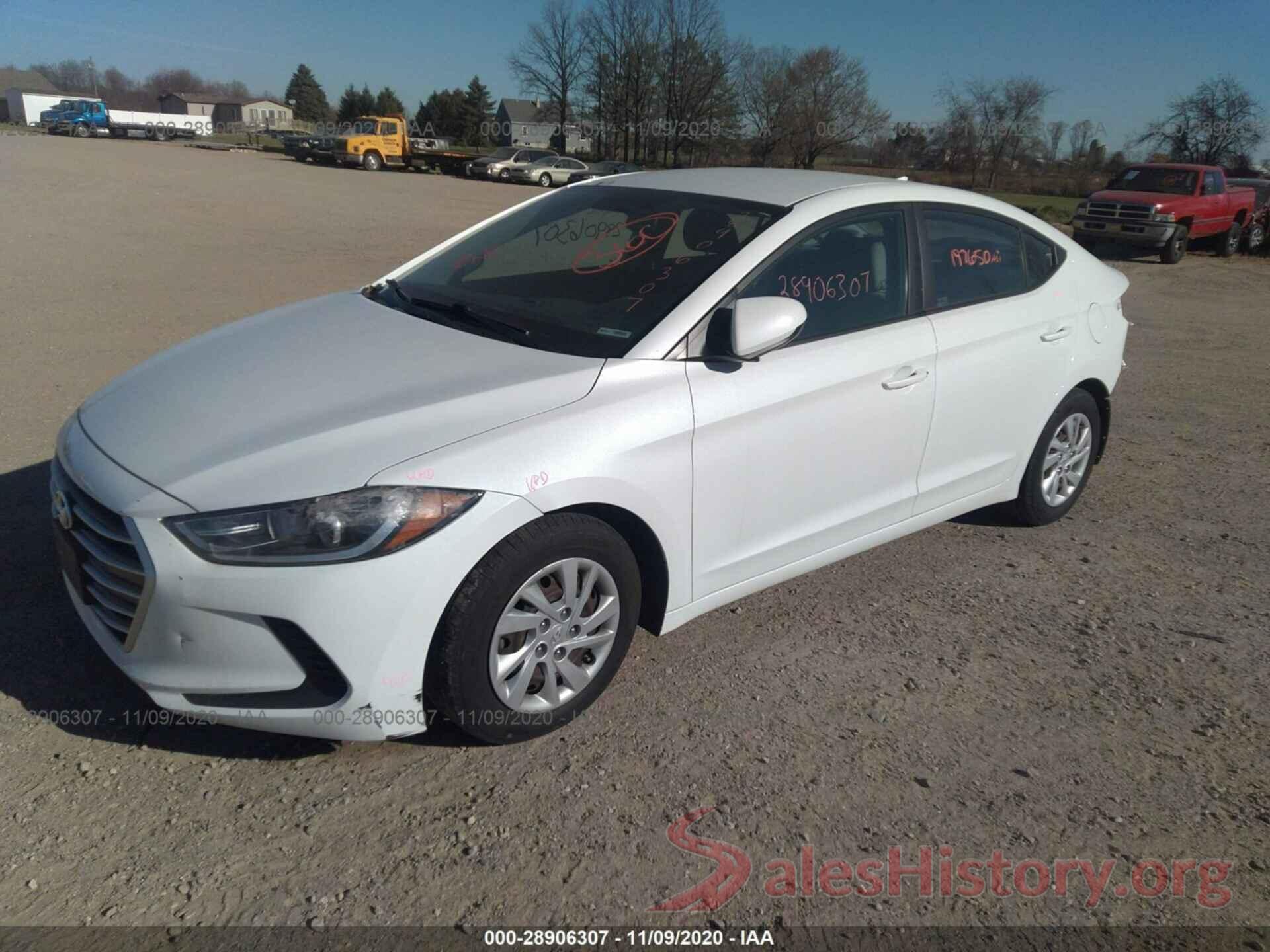 5NPD74LF1HH083523 2017 HYUNDAI ELANTRA