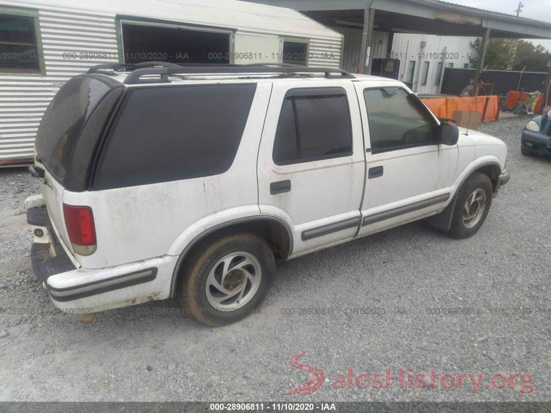 1GNDT13W2W2155734 1998 CHEVROLET BLAZER