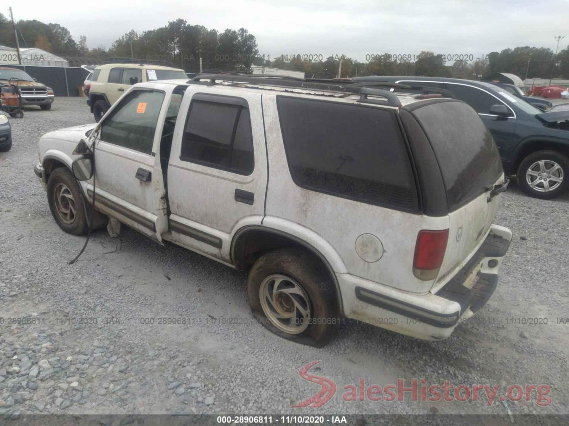 1GNDT13W2W2155734 1998 CHEVROLET BLAZER