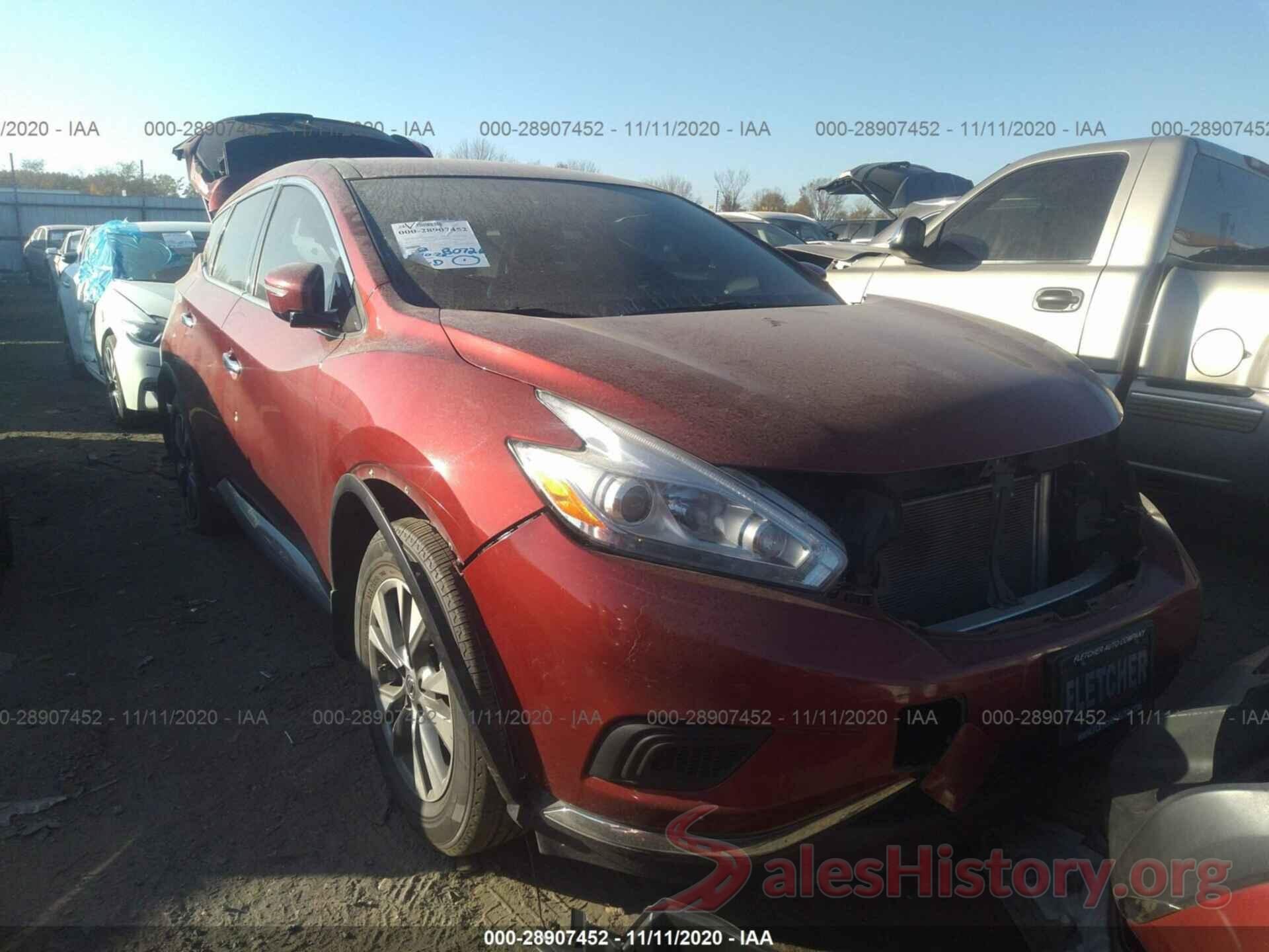 5N1AZ2MG3GN114113 2016 NISSAN MURANO