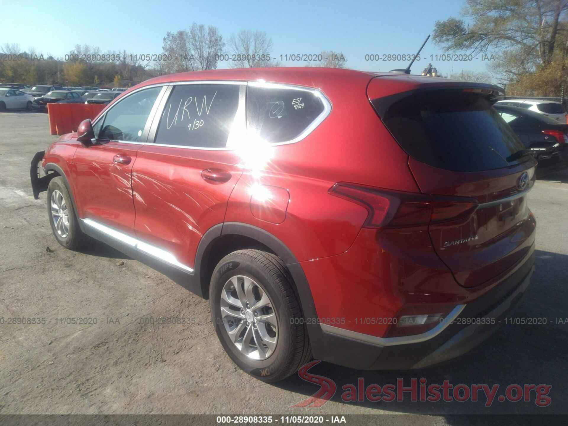 5NMS23AD1LH165503 2020 HYUNDAI SANTA FE