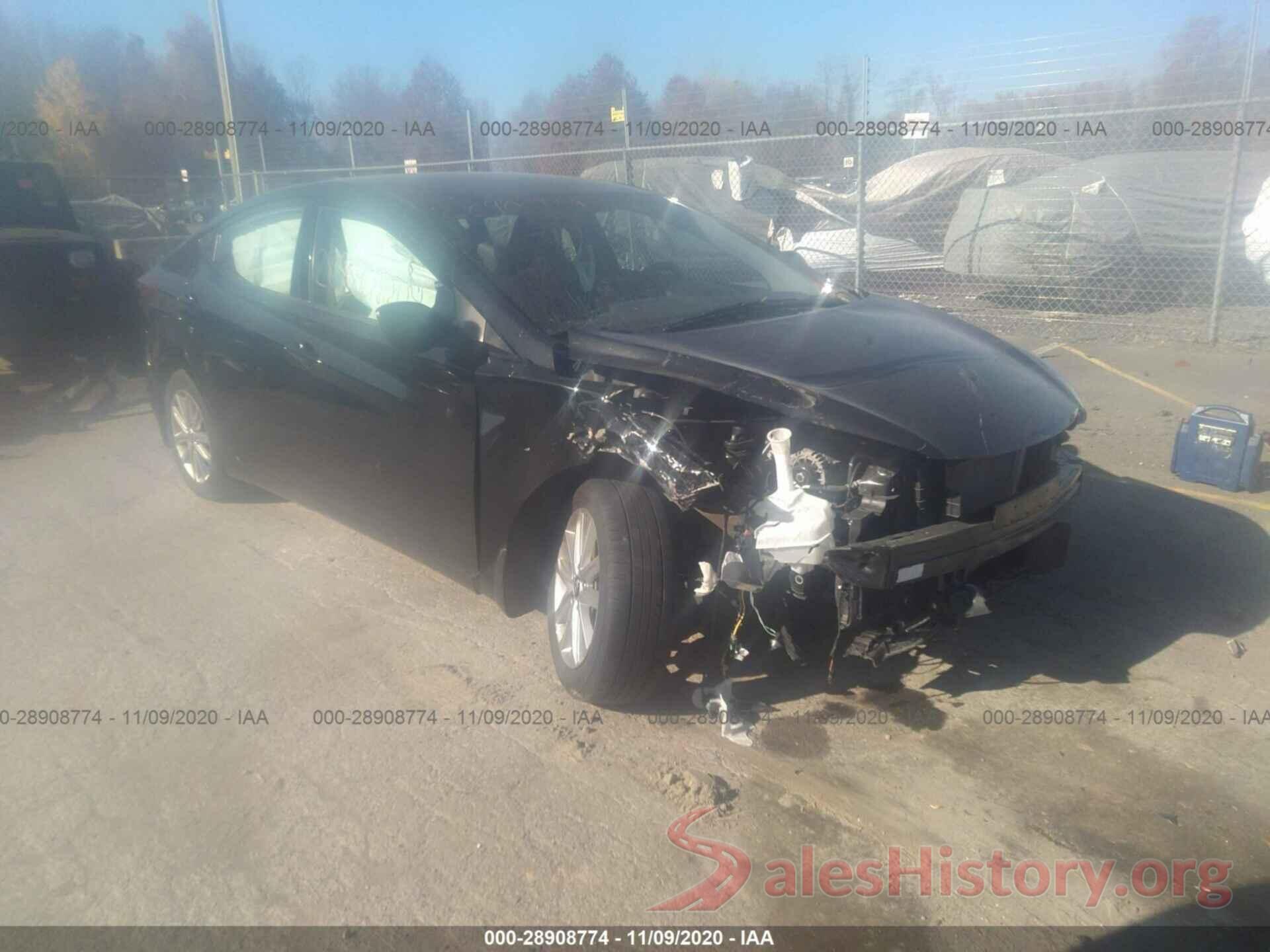 5NPDH4AEXGH775446 2016 HYUNDAI ELANTRA