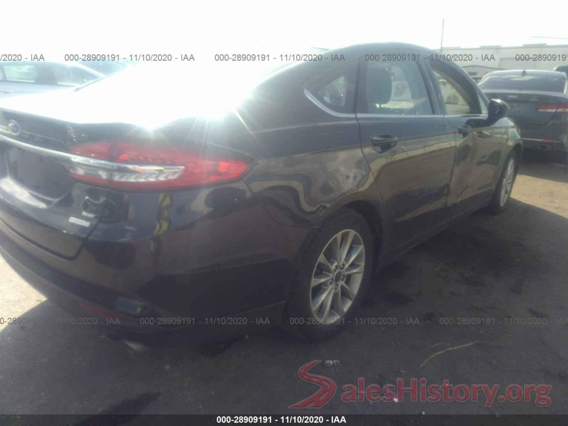 3FA6P0HD9HR397576 2017 FORD FUSION