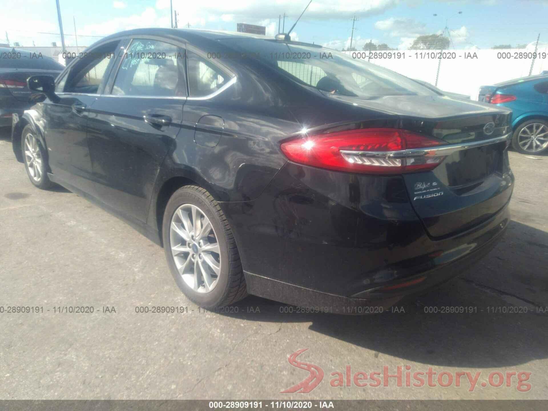 3FA6P0HD9HR397576 2017 FORD FUSION