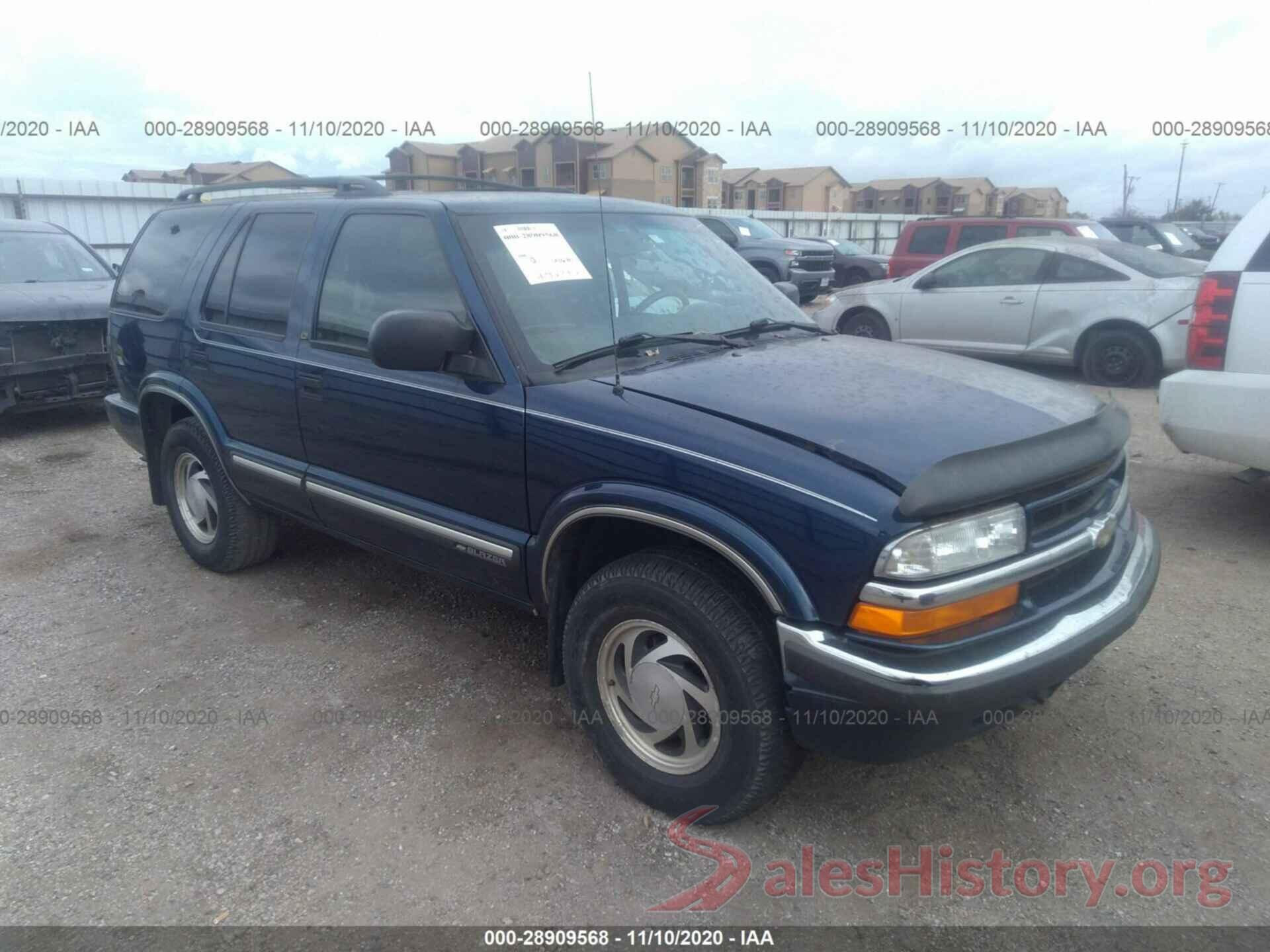 1GNDT13W11K223983 2001 CHEVROLET BLAZER