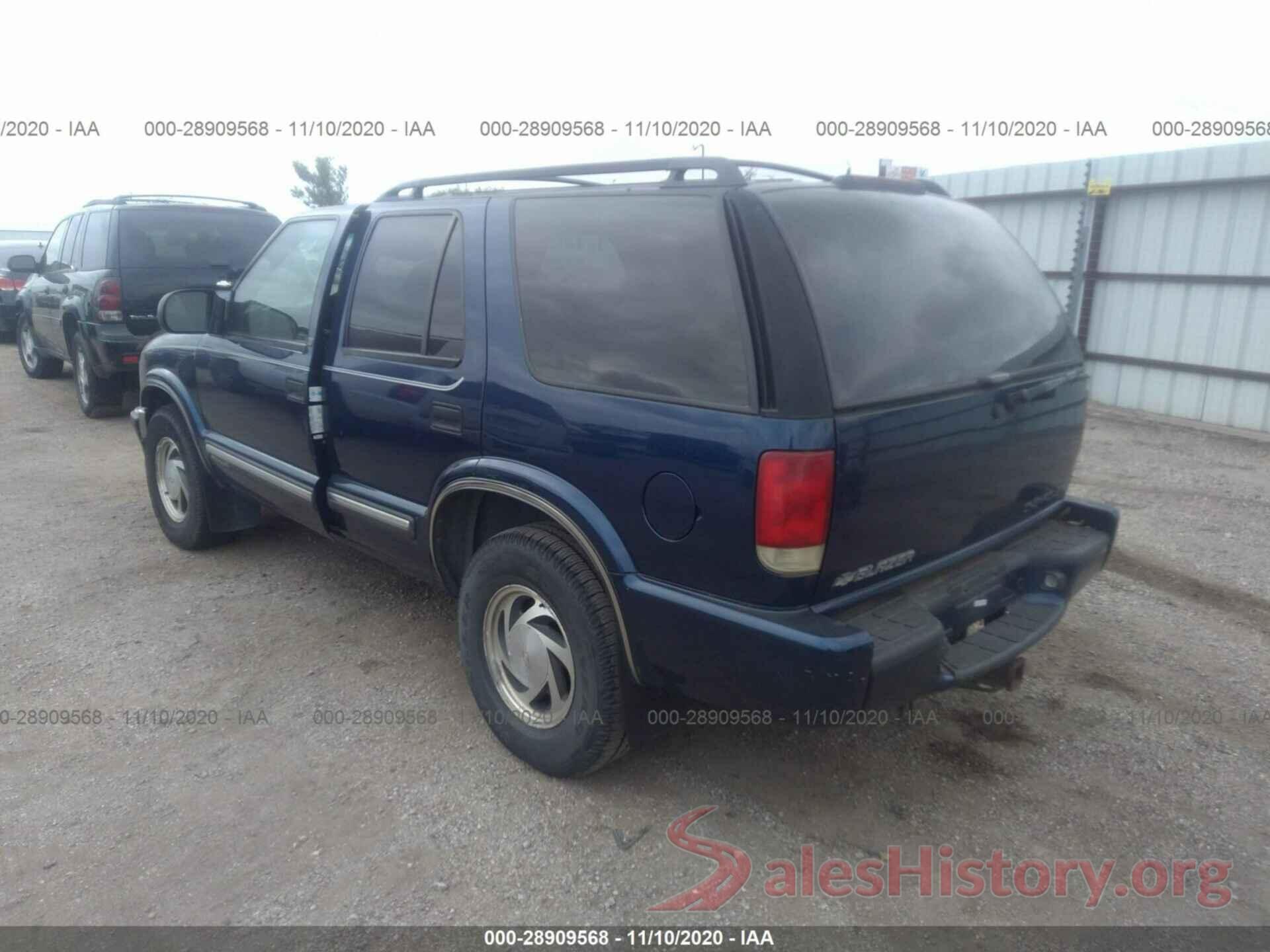 1GNDT13W11K223983 2001 CHEVROLET BLAZER