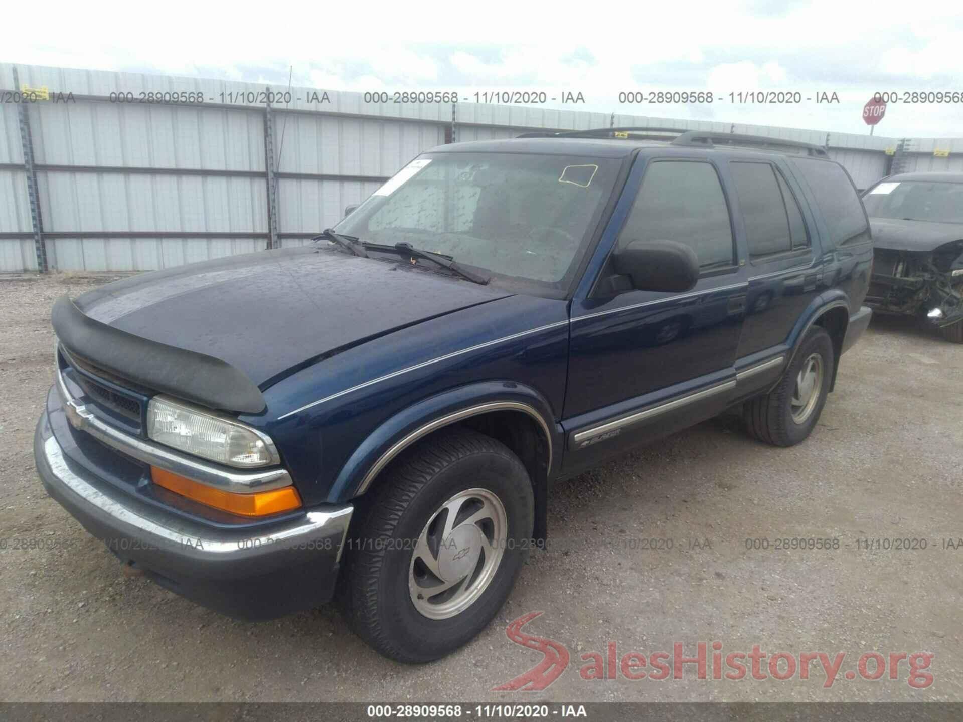 1GNDT13W11K223983 2001 CHEVROLET BLAZER