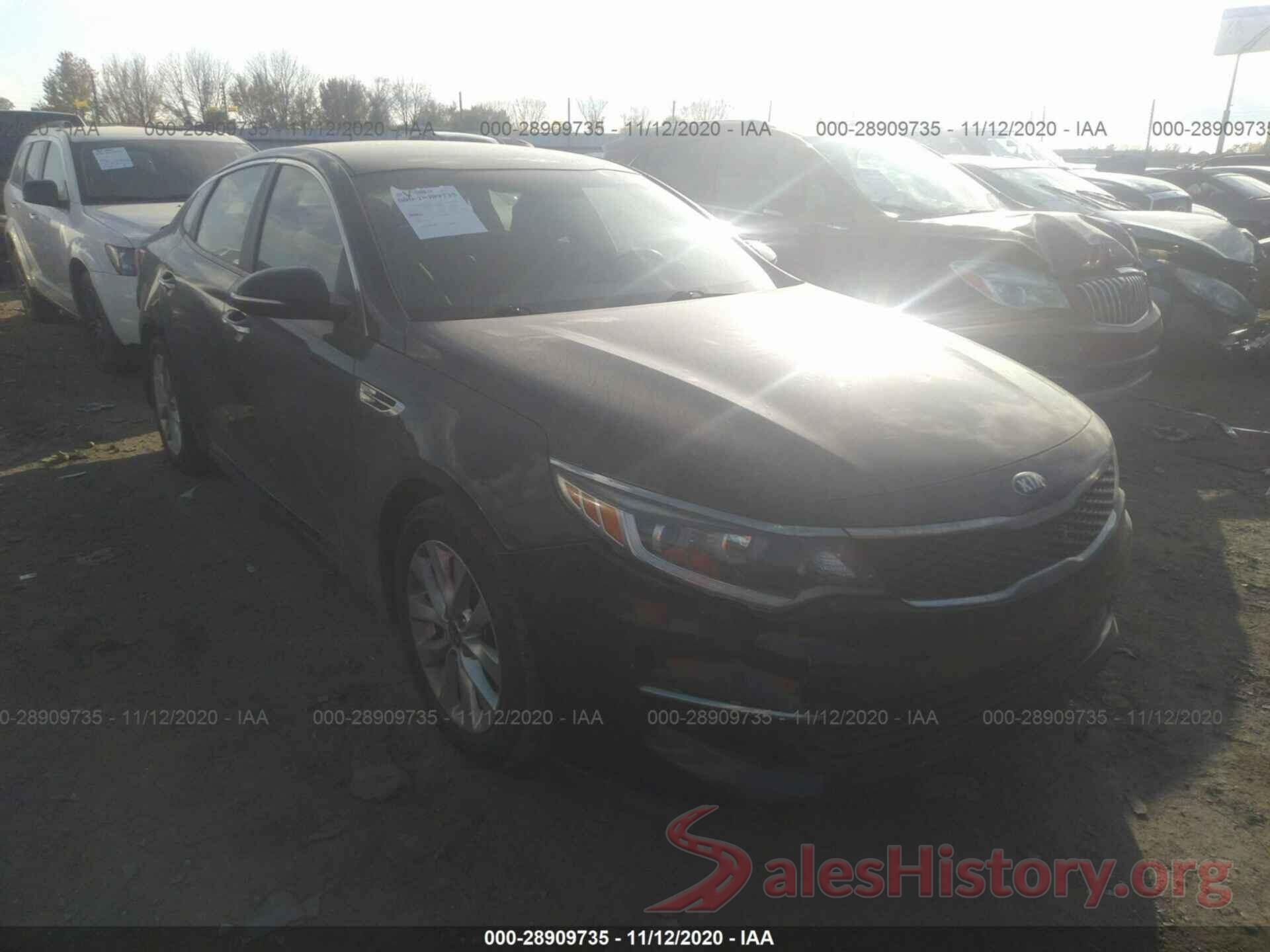 5XXGT4L31GG003873 2016 KIA OPTIMA