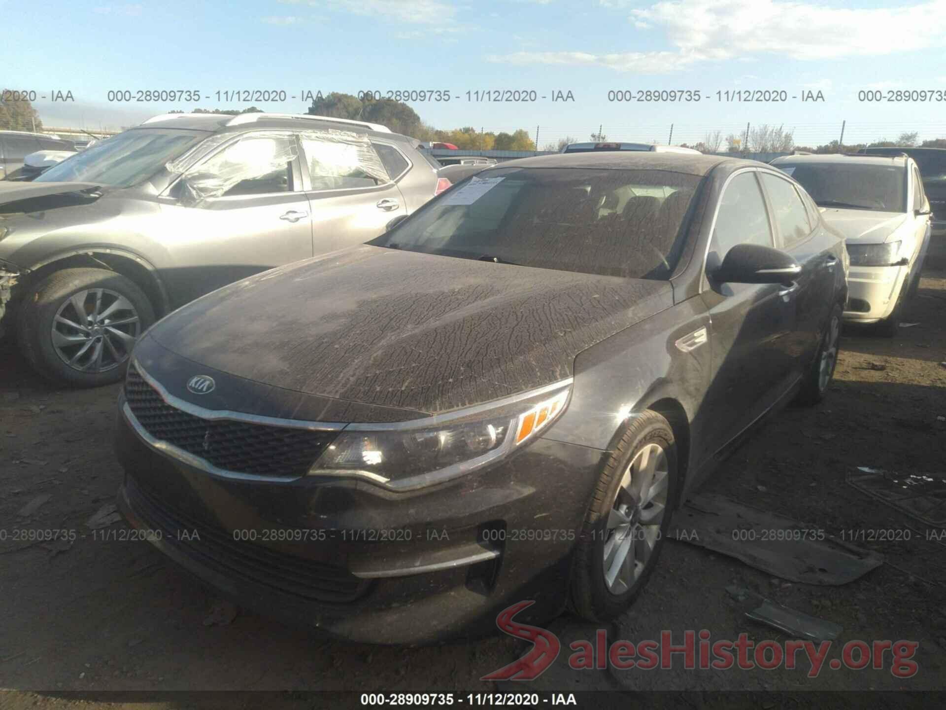 5XXGT4L31GG003873 2016 KIA OPTIMA