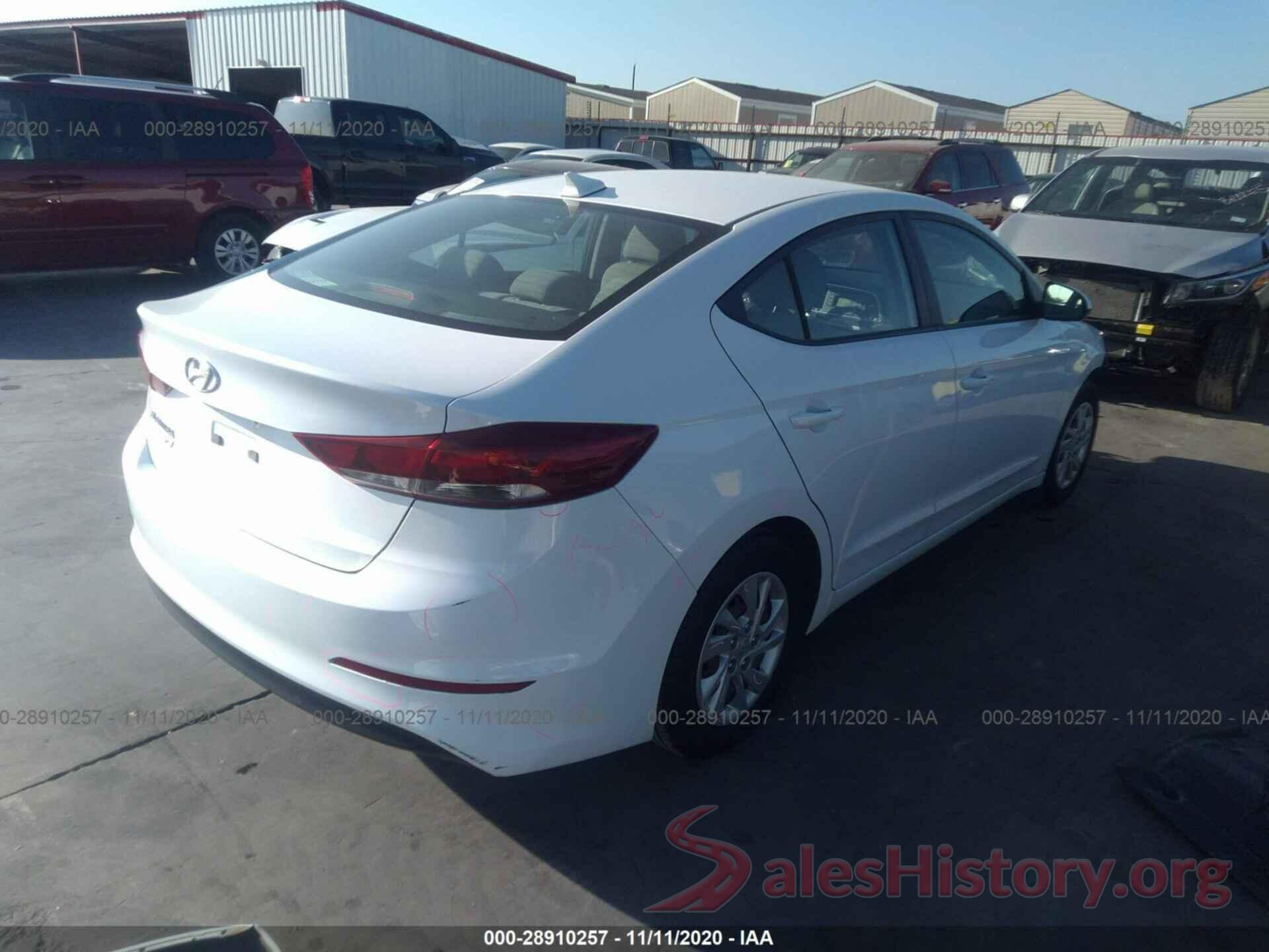 5NPD74LF3HH172736 2017 HYUNDAI ELANTRA