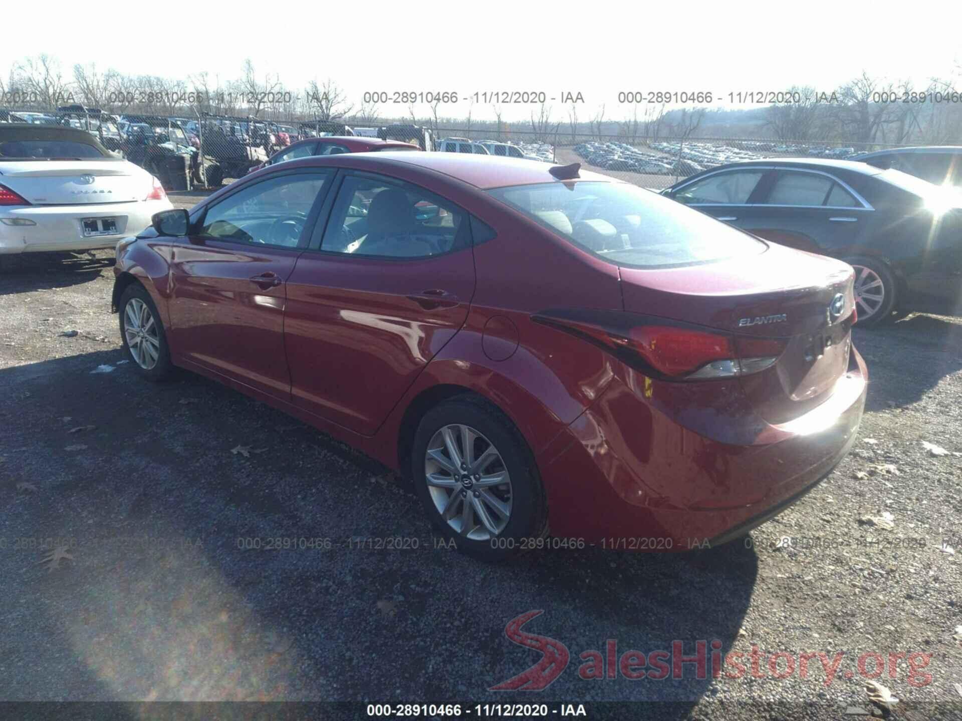 KMHDH4AE9GU572355 2016 HYUNDAI ELANTRA