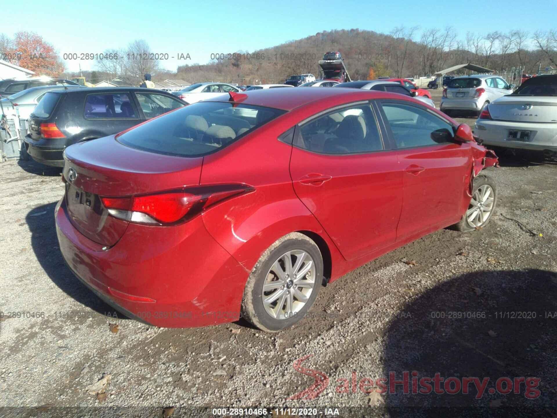 KMHDH4AE9GU572355 2016 HYUNDAI ELANTRA