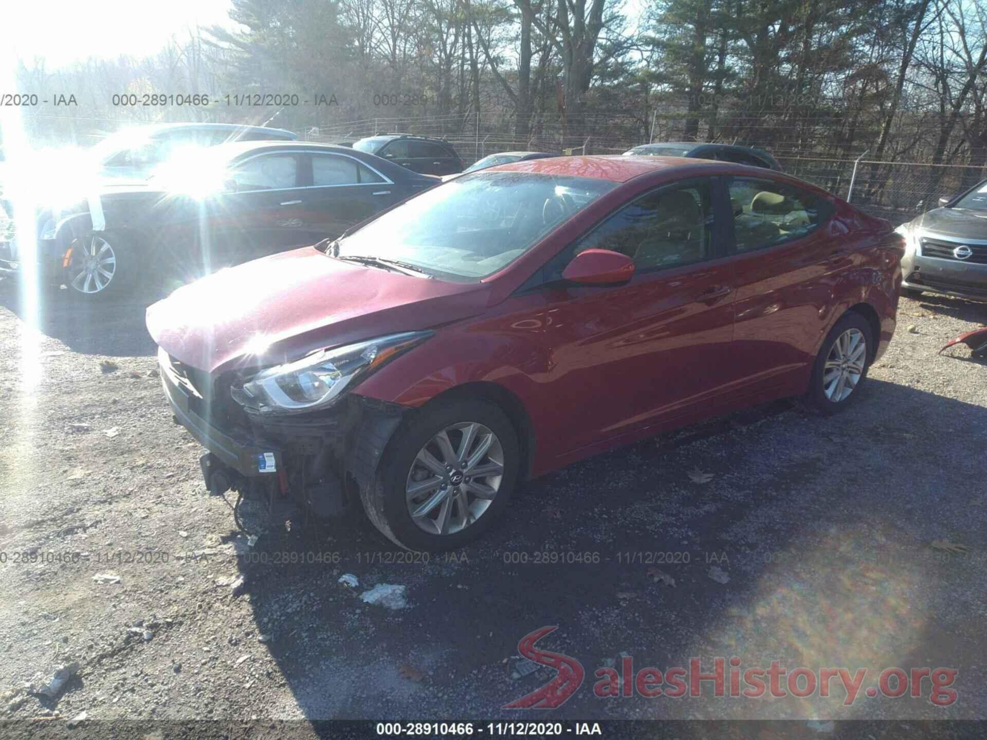 KMHDH4AE9GU572355 2016 HYUNDAI ELANTRA