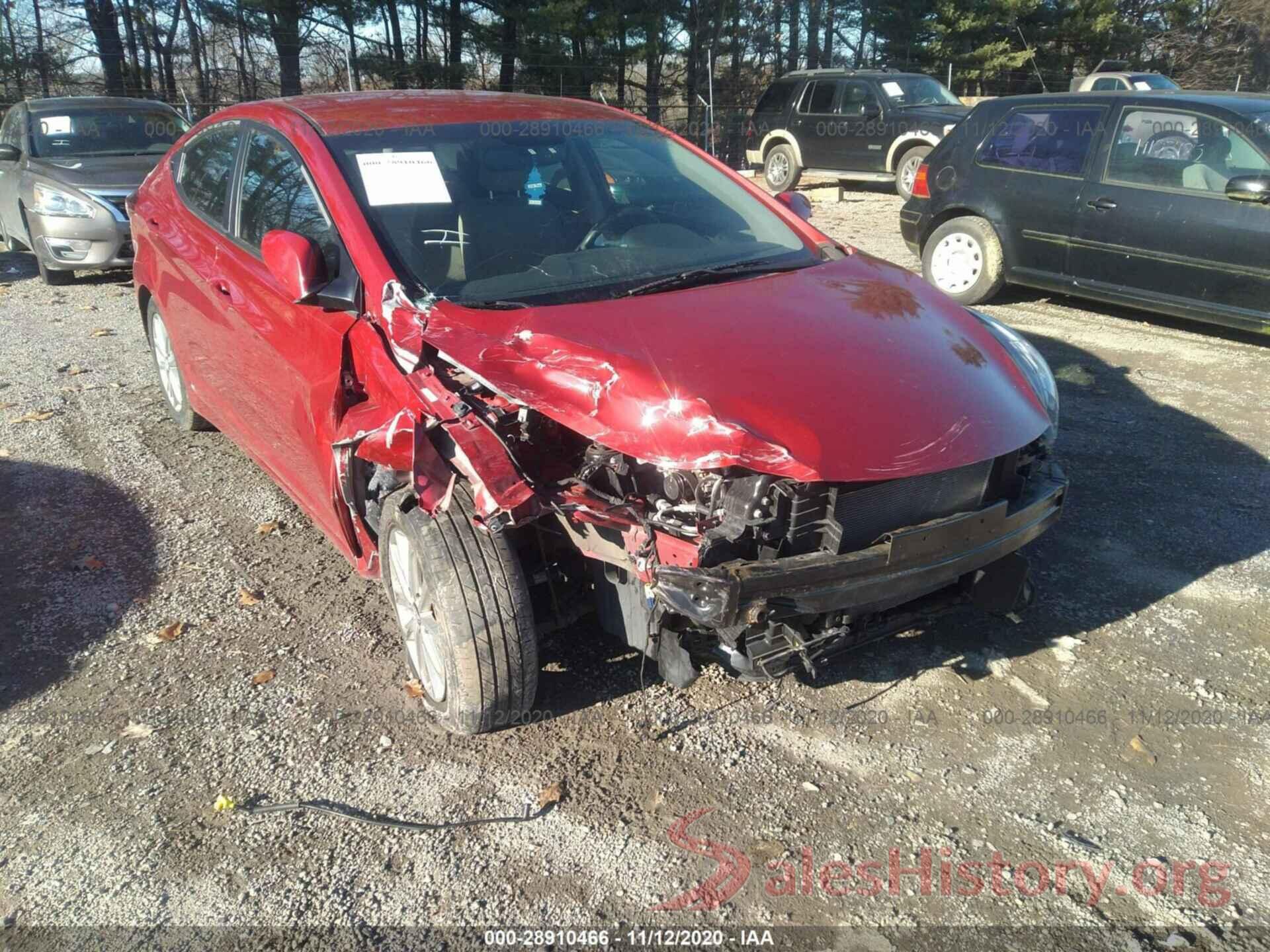 KMHDH4AE9GU572355 2016 HYUNDAI ELANTRA