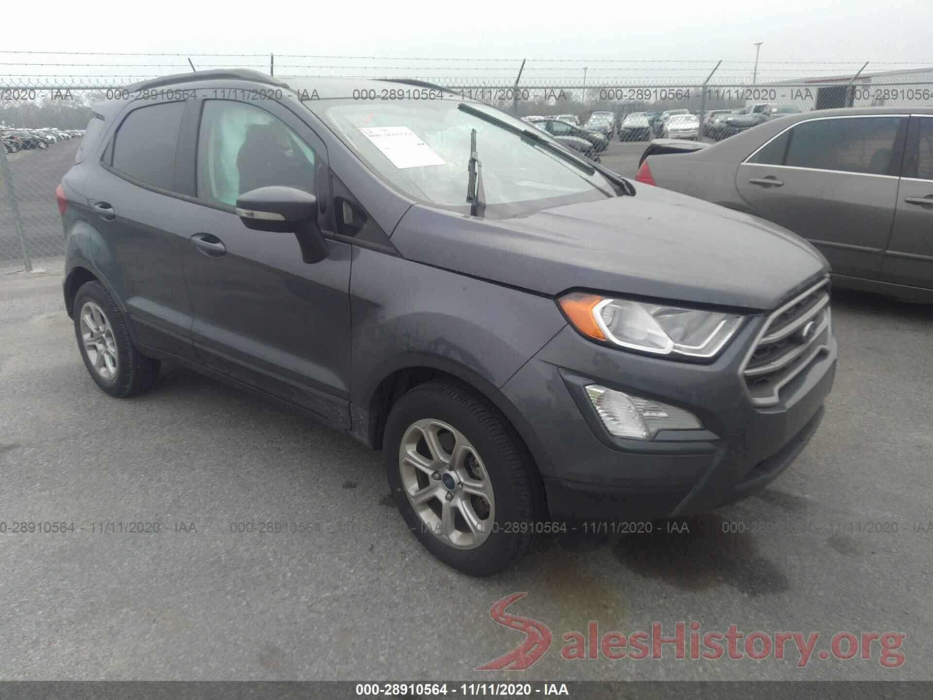 MAJ3S2GE9KC308439 2019 FORD ECOSPORT