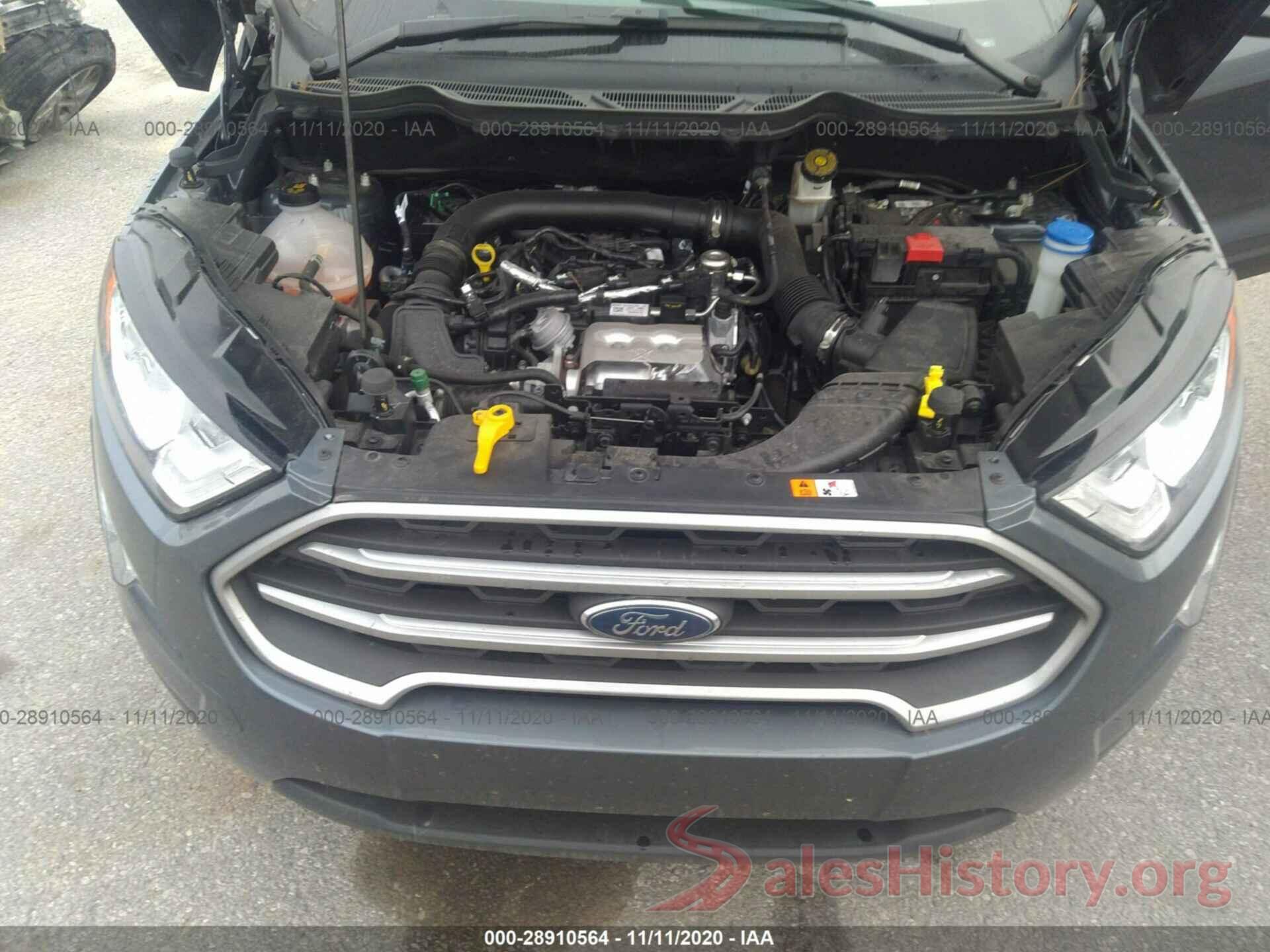 MAJ3S2GE9KC308439 2019 FORD ECOSPORT