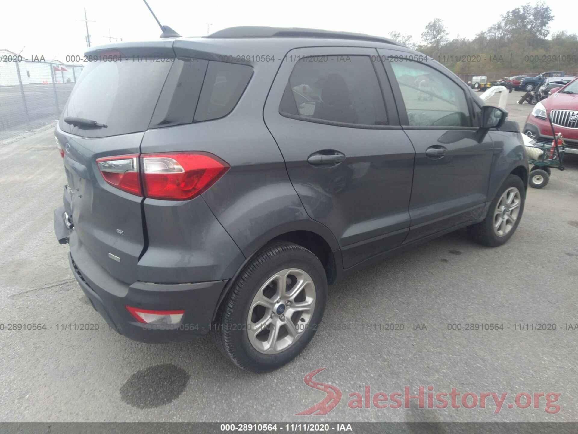 MAJ3S2GE9KC308439 2019 FORD ECOSPORT